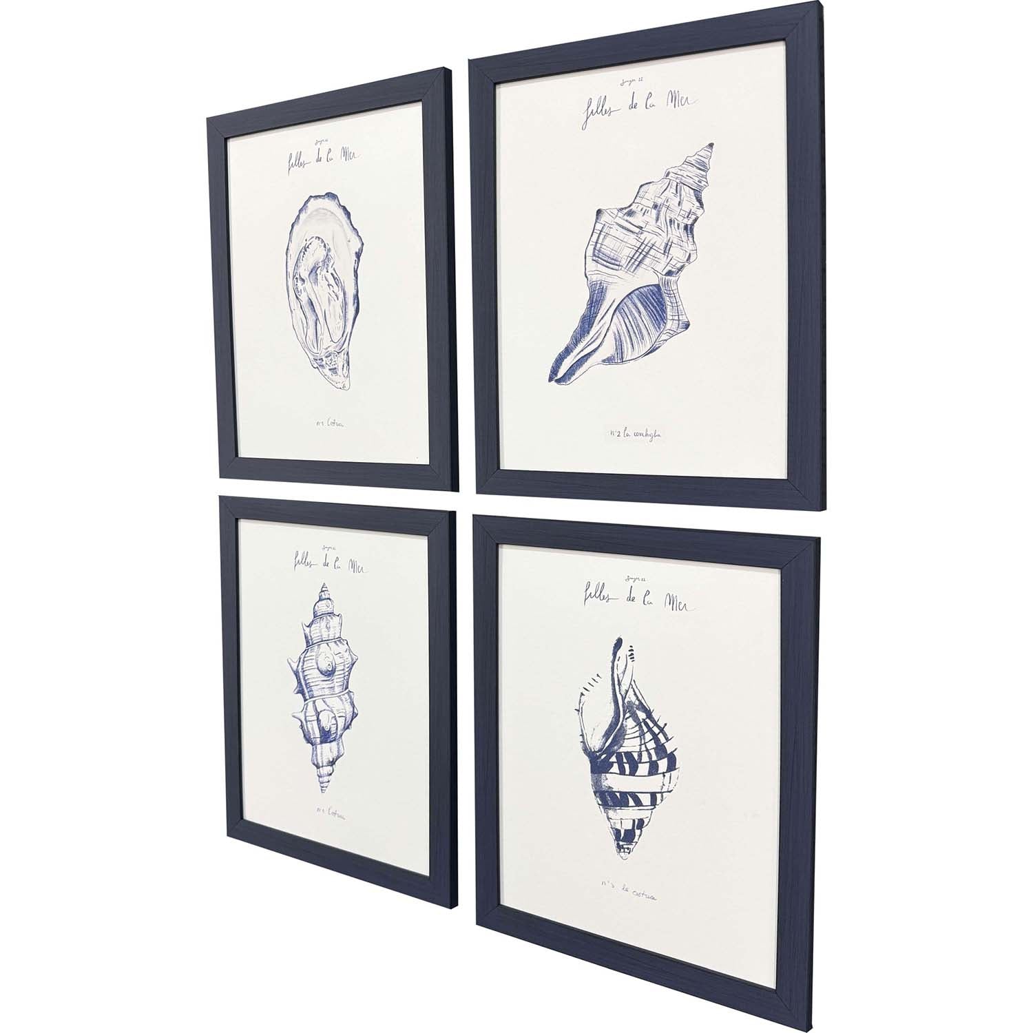 Malanta Knowles Filles De La Mer Framed Art Set of 4