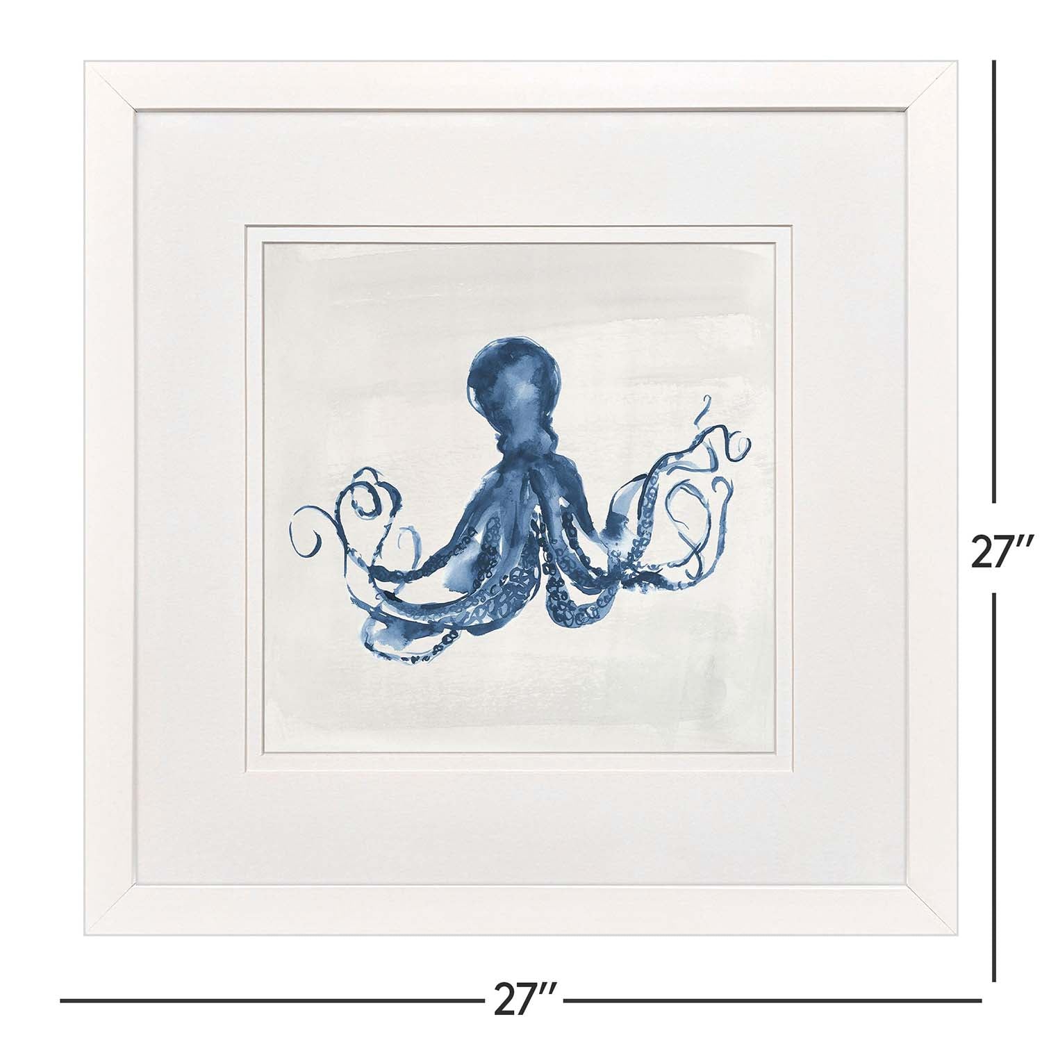 Malanta Knowles Indigo Sealife I Framed Art Set of 2