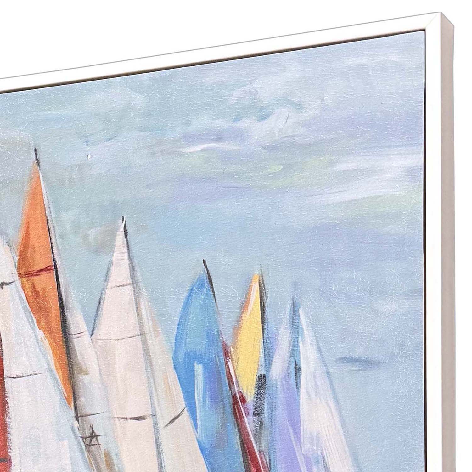 Malanta Knowles Colorful Sails Framed Art