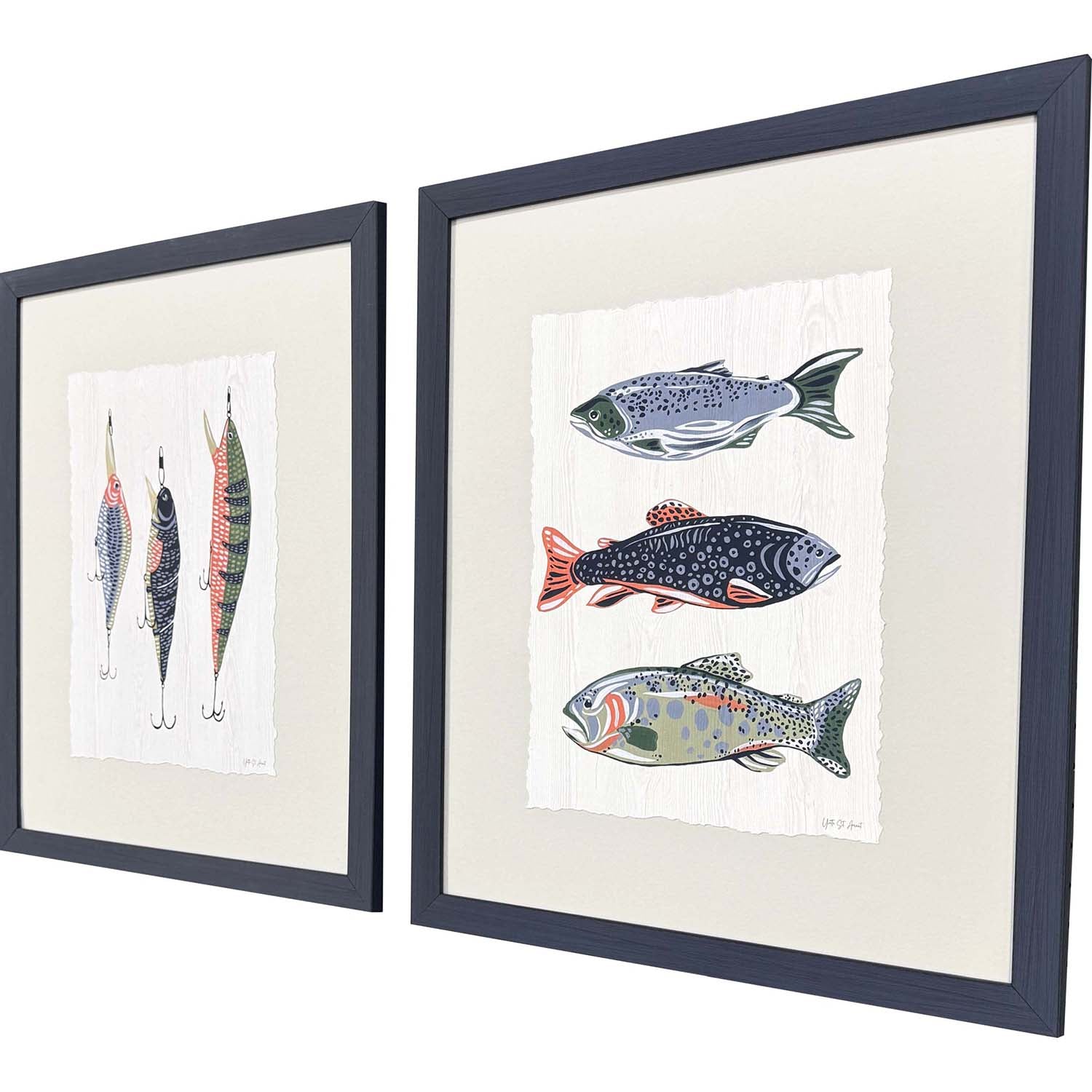 Malanta Knowles Catch of the Day Framed Art Set of 2
