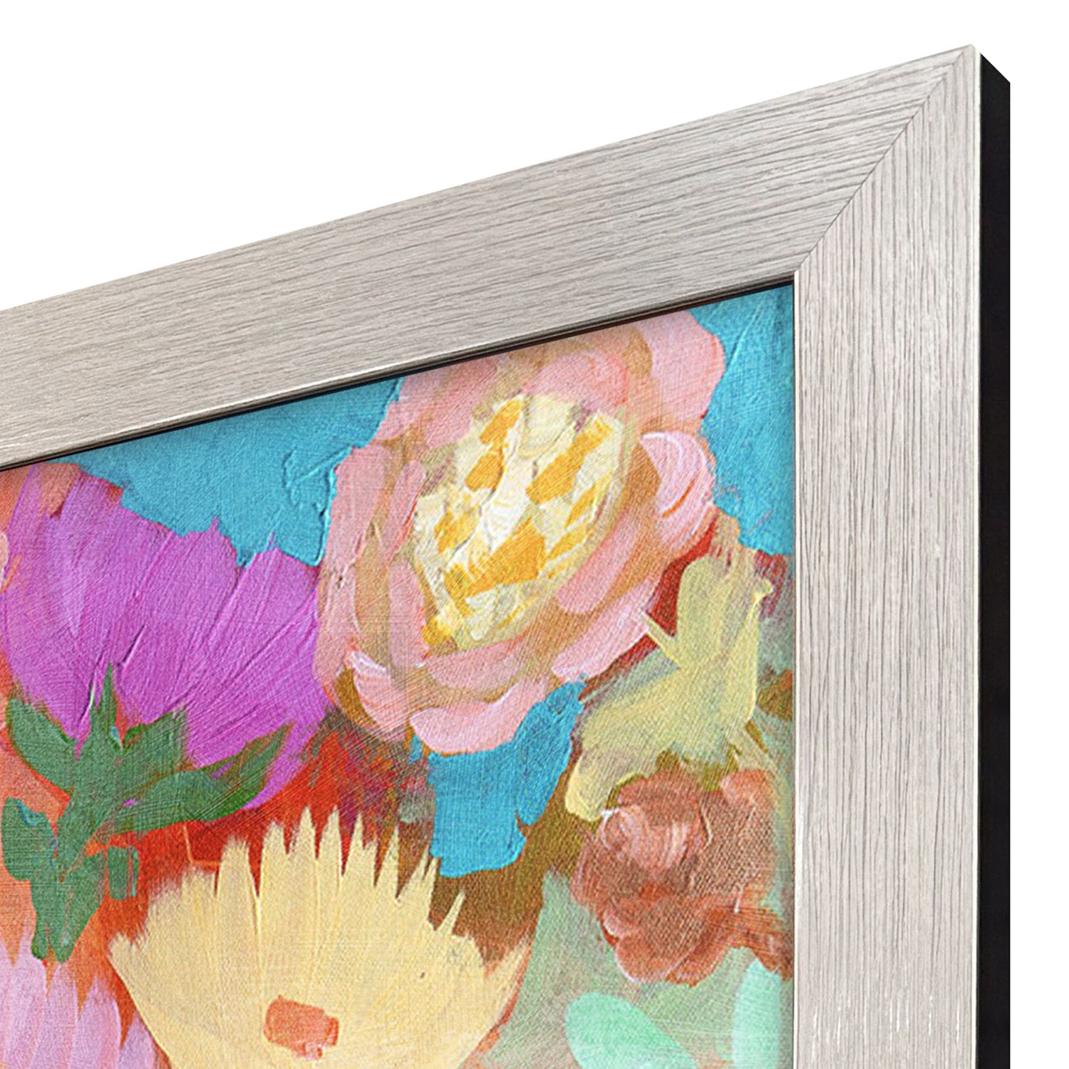 Malanta Knowles Floral Peacock II Framed Art