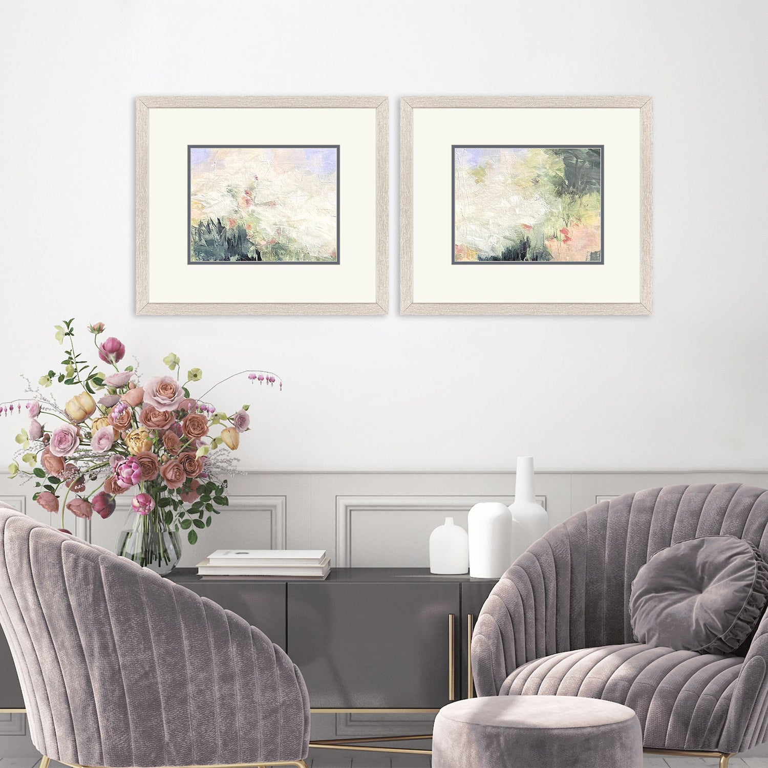 Jordan Glassco-Smith Misty Morning Framed Art Set of 2