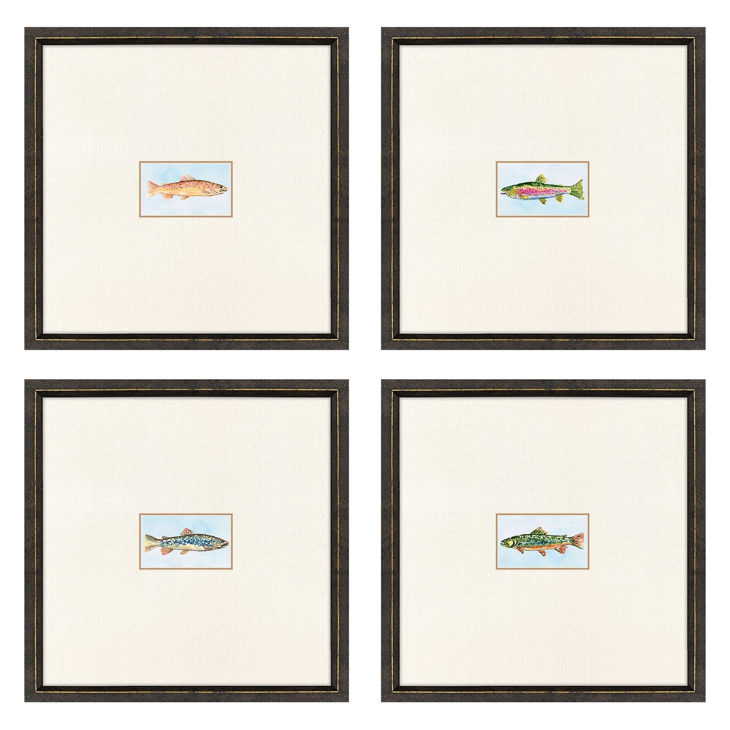 Malanta Knowles Trout Framed Art Set of 4