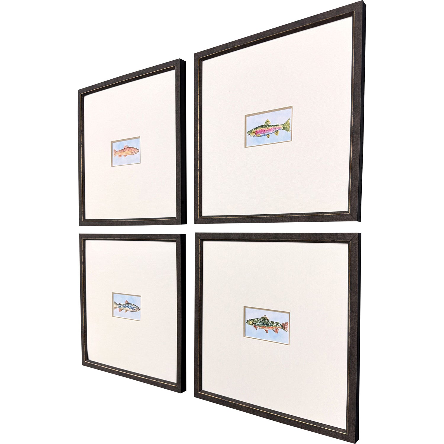Malanta Knowles Trout Framed Art Set of 4