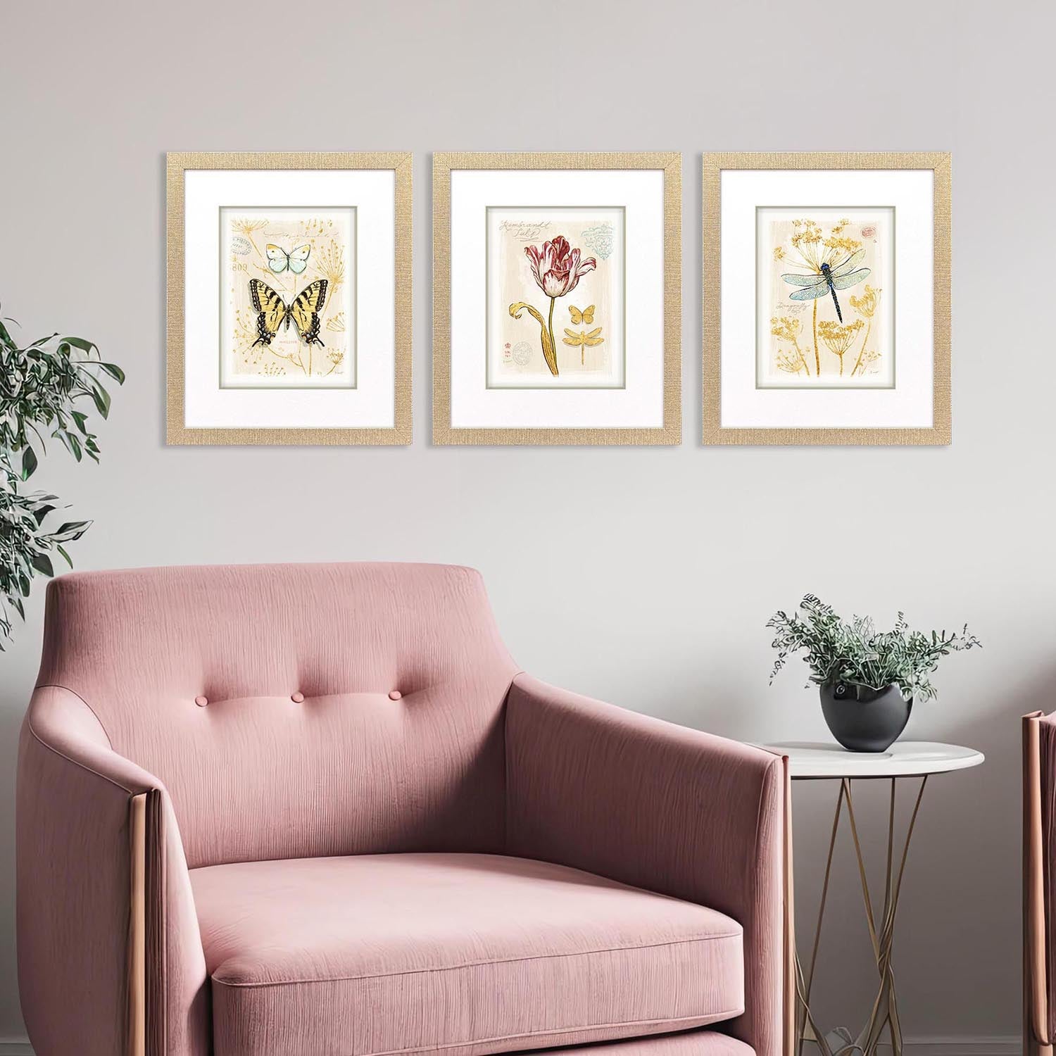 Sarah Lang Nature's Wonder I Framed Art Set of 3
