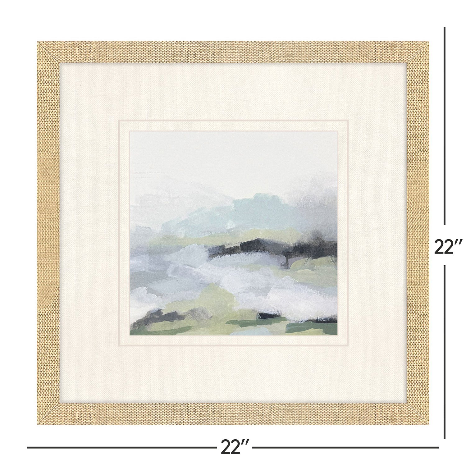 Sarah Lang Strata Field Framed Art Set of 4