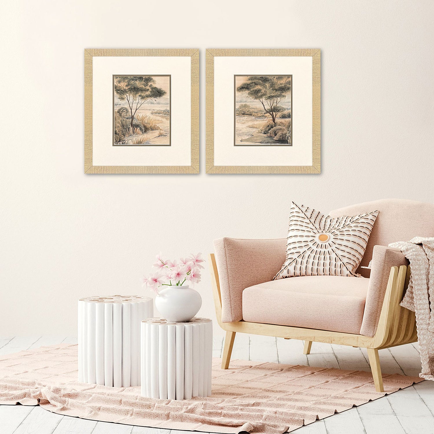 Leeanne Vaughn Rivanna Shore Framed Art Set of 2