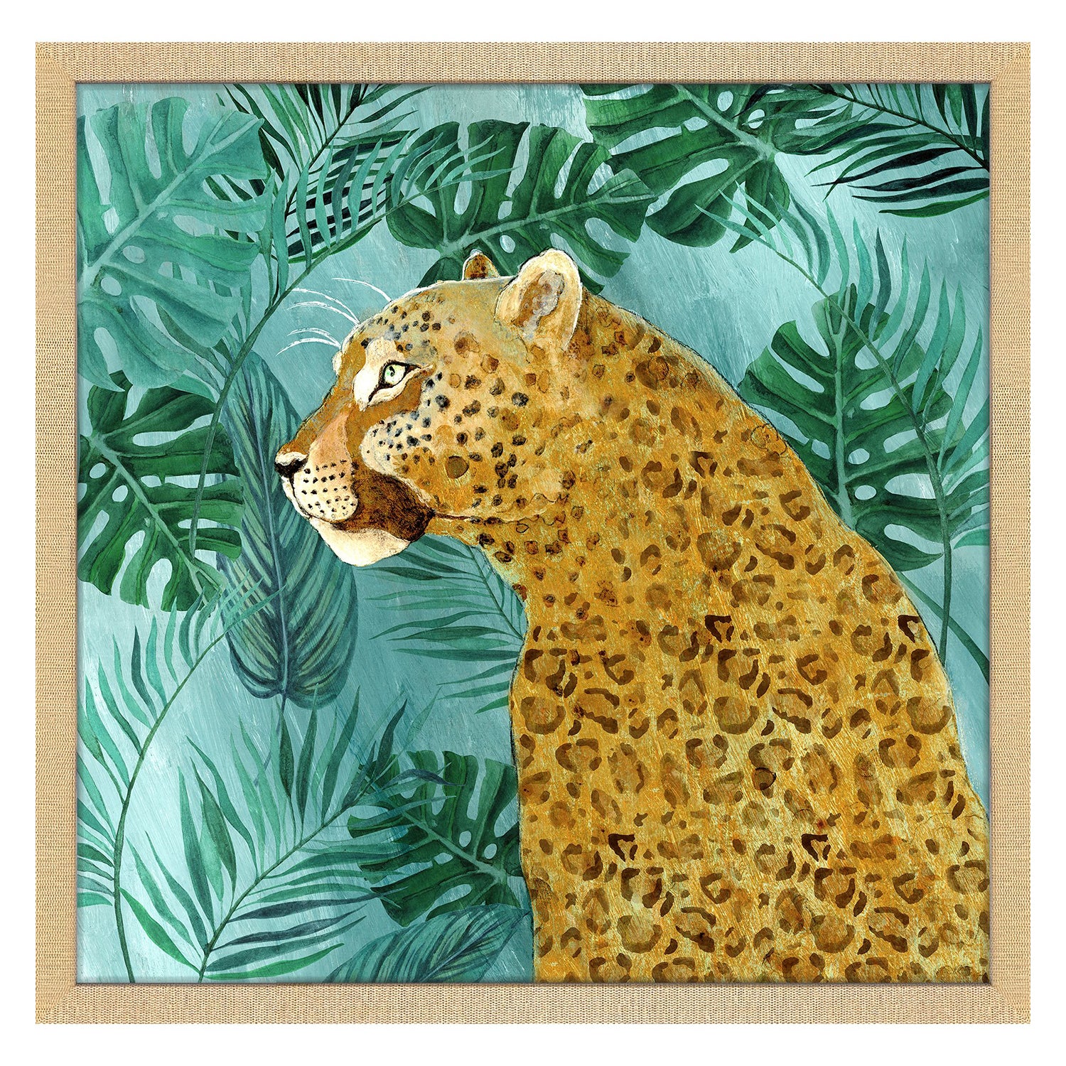 Leeanne Vaughn Jungle Cheetah Framed Art