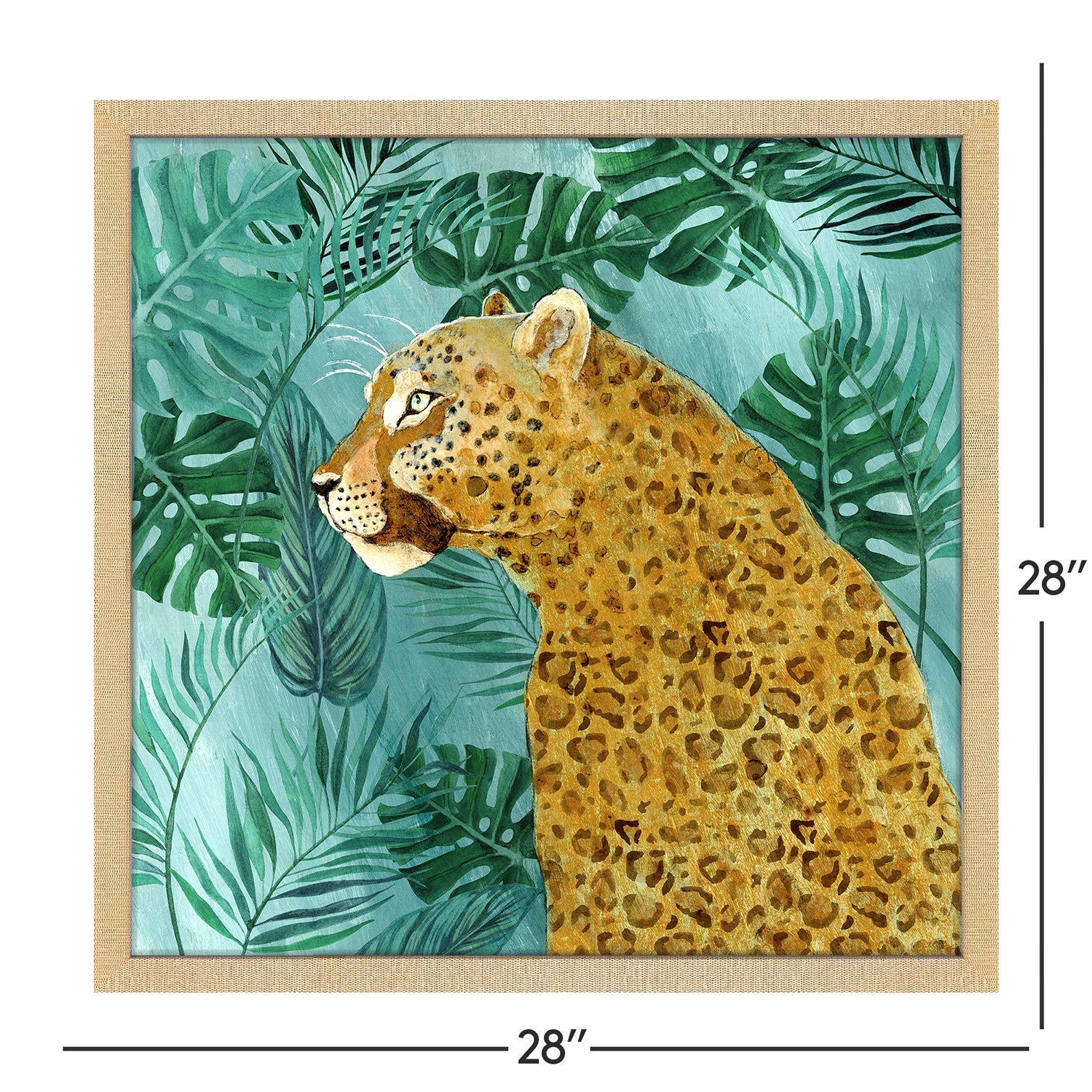 Leeanne Vaughn Jungle Cheetah Framed Art