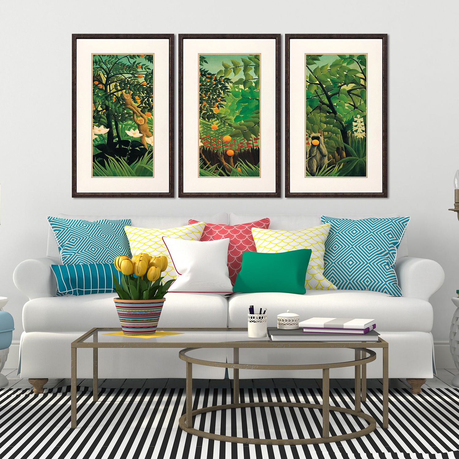 Jordan Glassco-Smith Exotic Landscape Framed Art Set of 3
