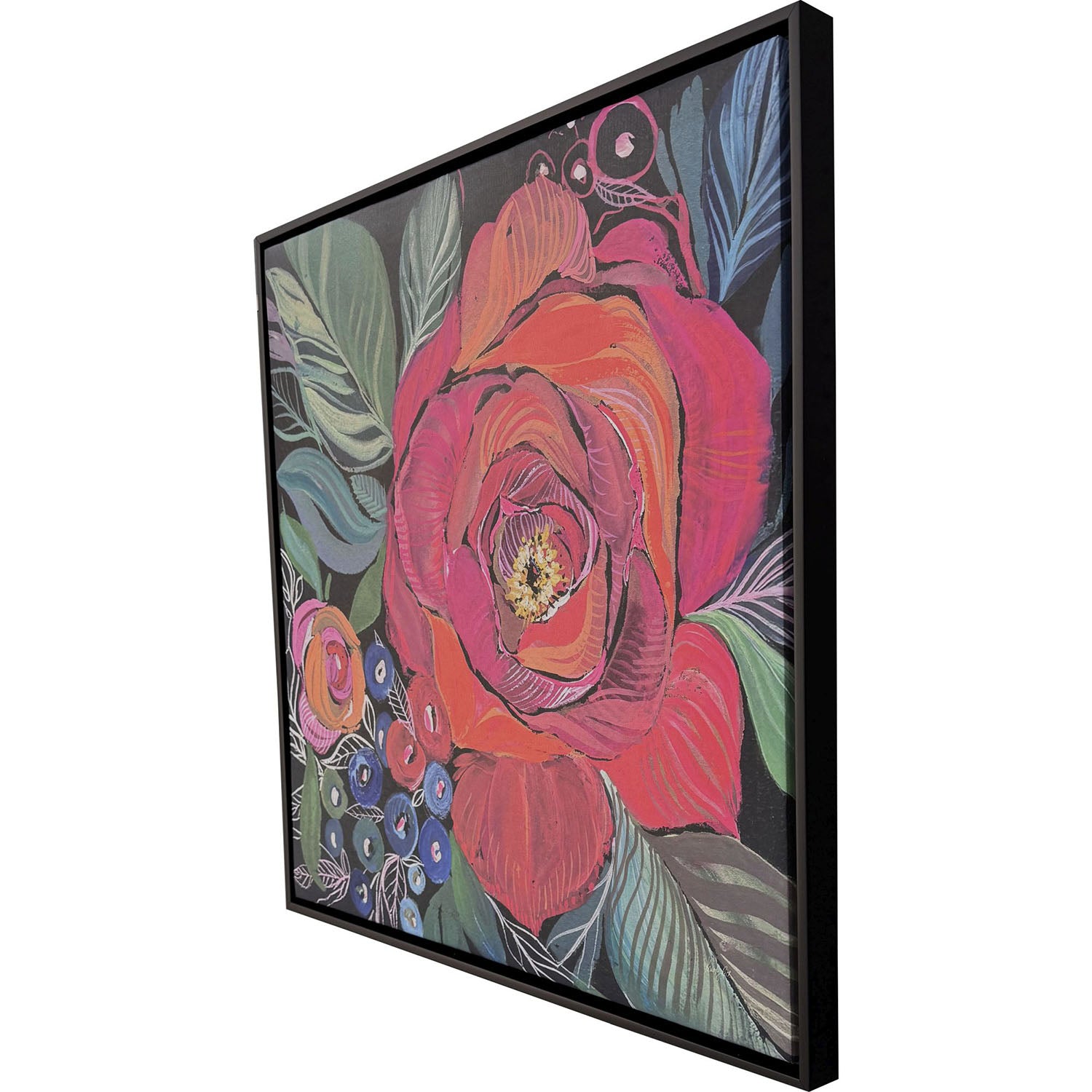 Leeanne Vaughn Blooming Boldly Canvas Art