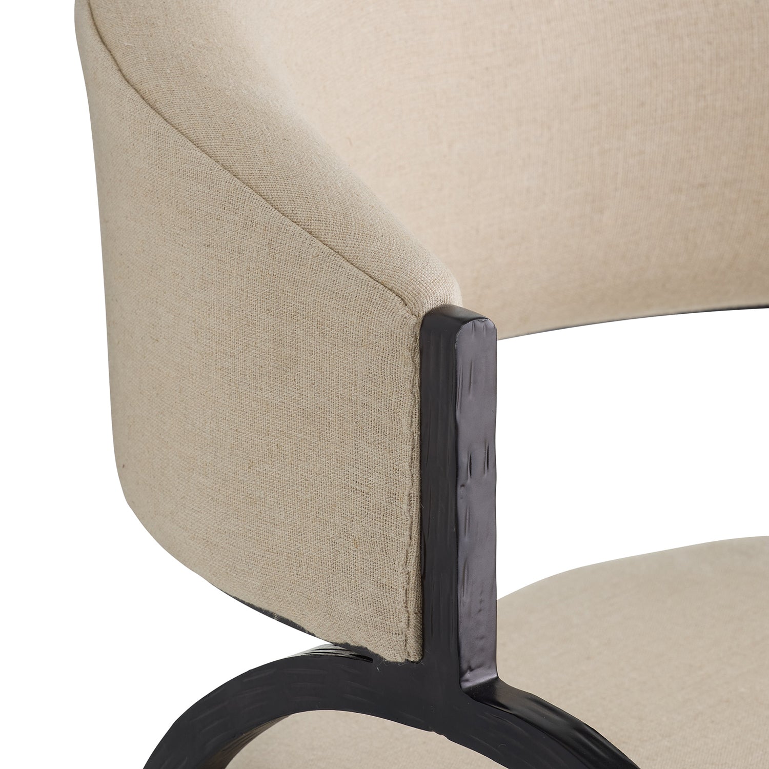 Arteriors Bahati Natural Linen Chair