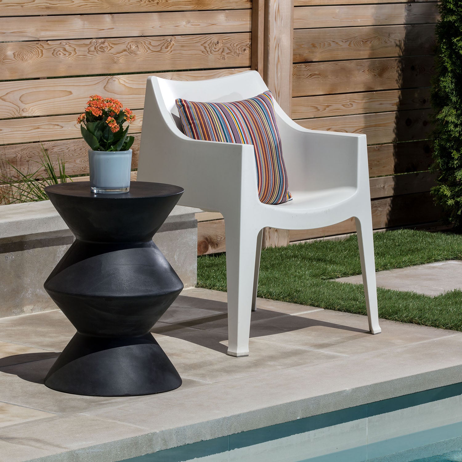 Sunpan Union Indoor/Outdoor End Table Set of 2