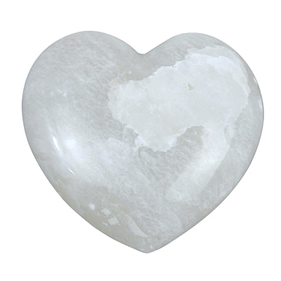 Alabaster Heart Sculpture