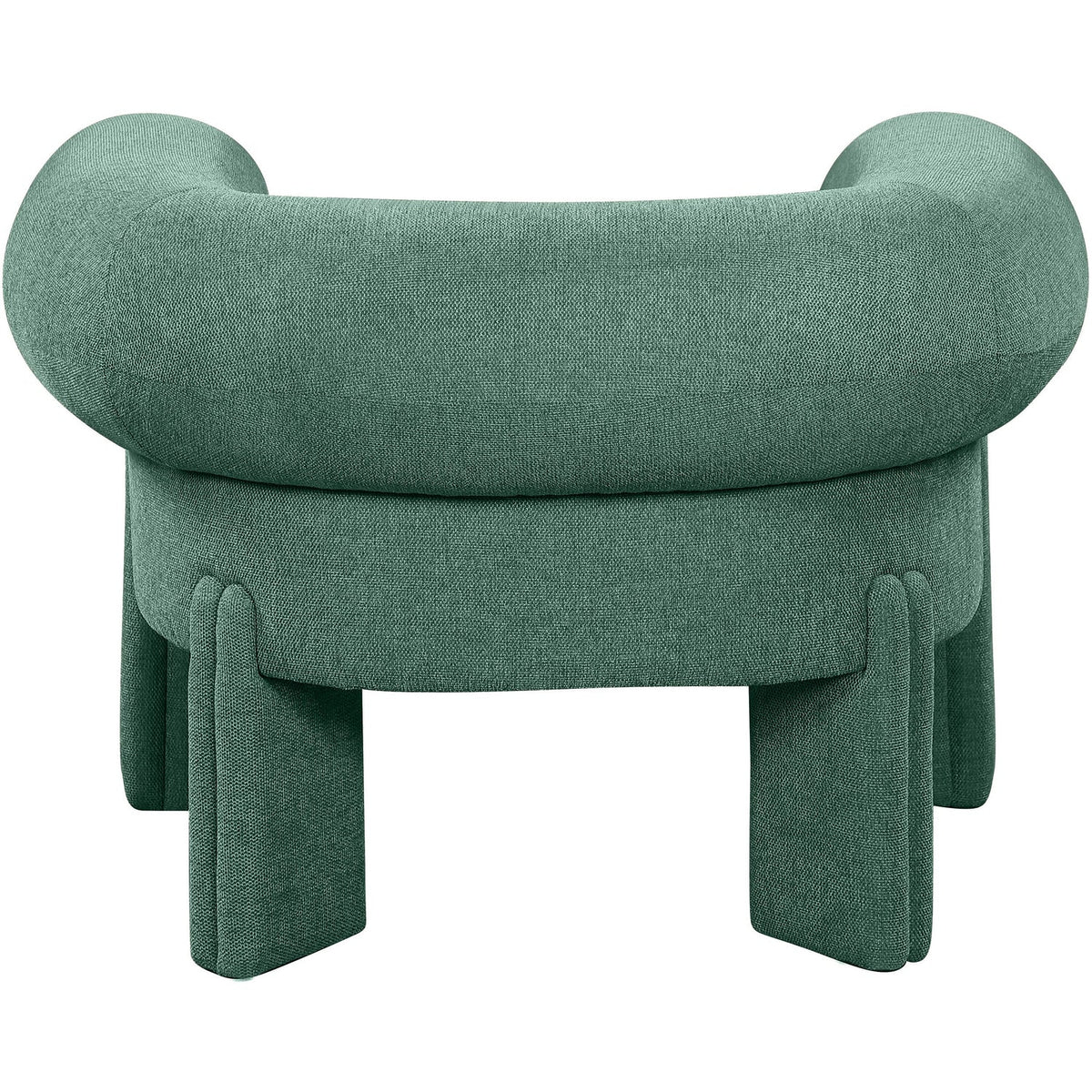 Stefano Green Fabric Upholstered Accent Chair