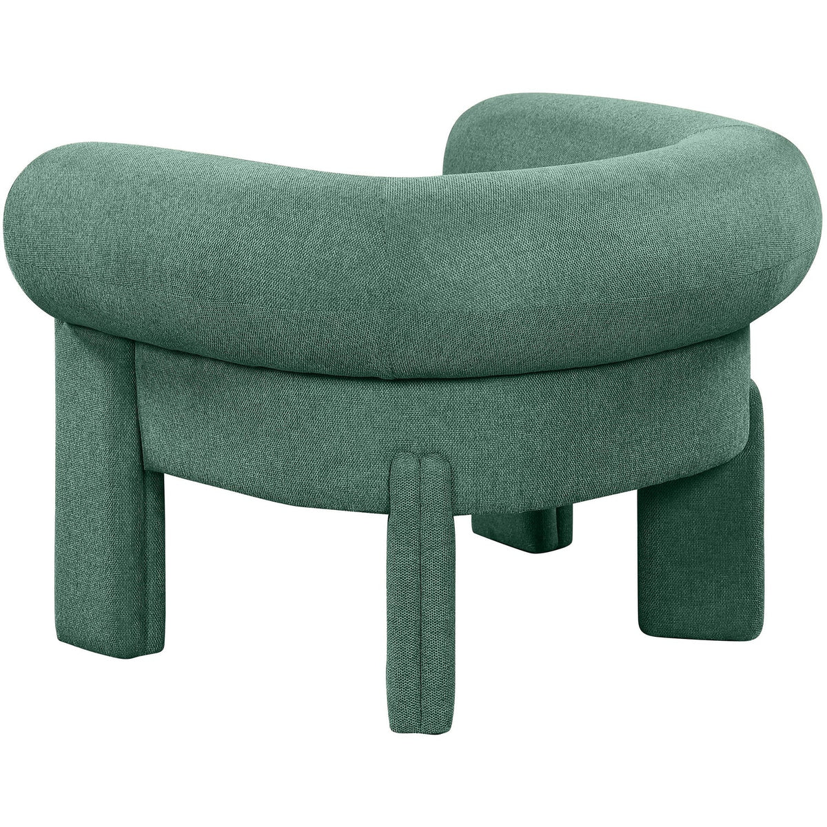 Stefano Green Fabric Upholstered Accent Chair