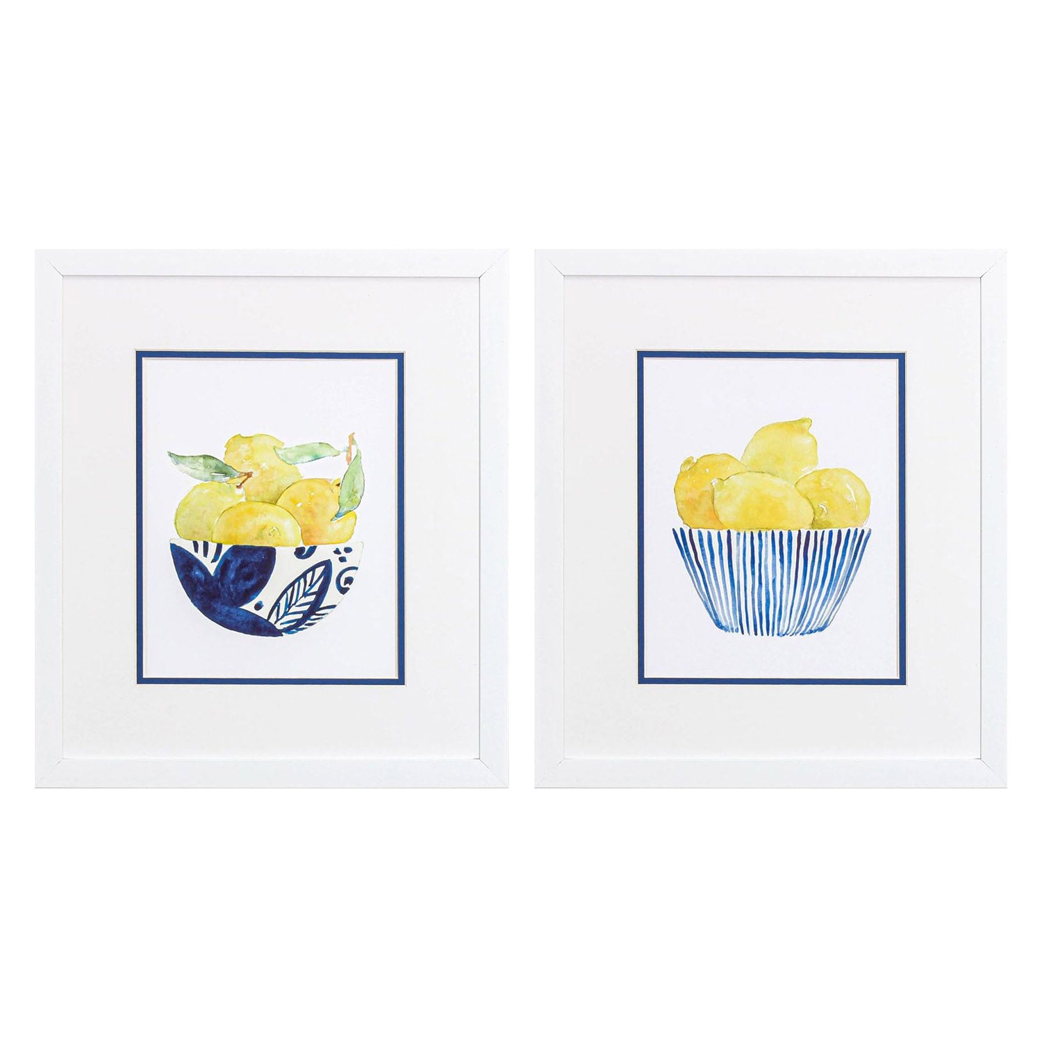Loreth Bowl Of Lemons Framed Art Set of 2