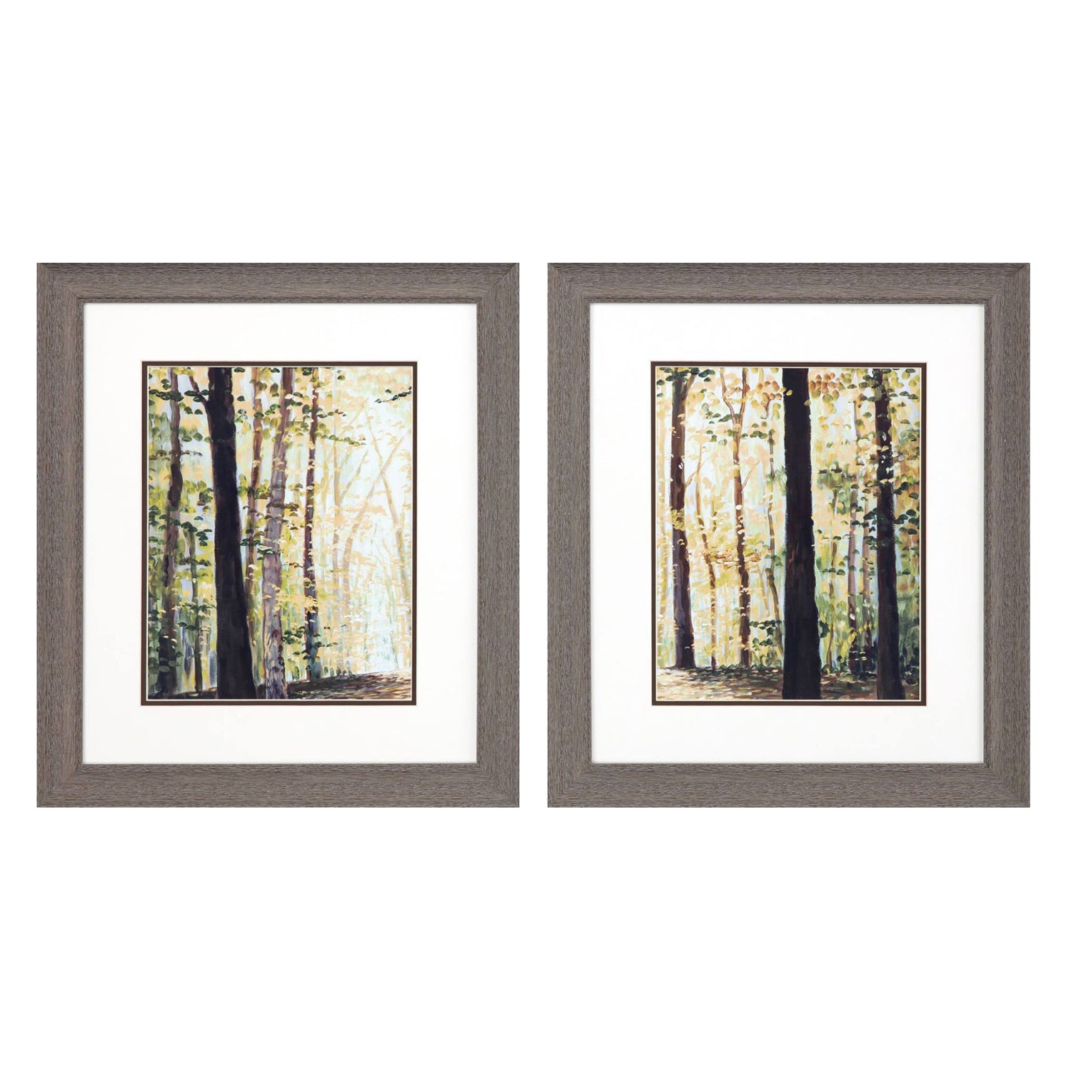Neutral Palms Framed Art Set of 2
