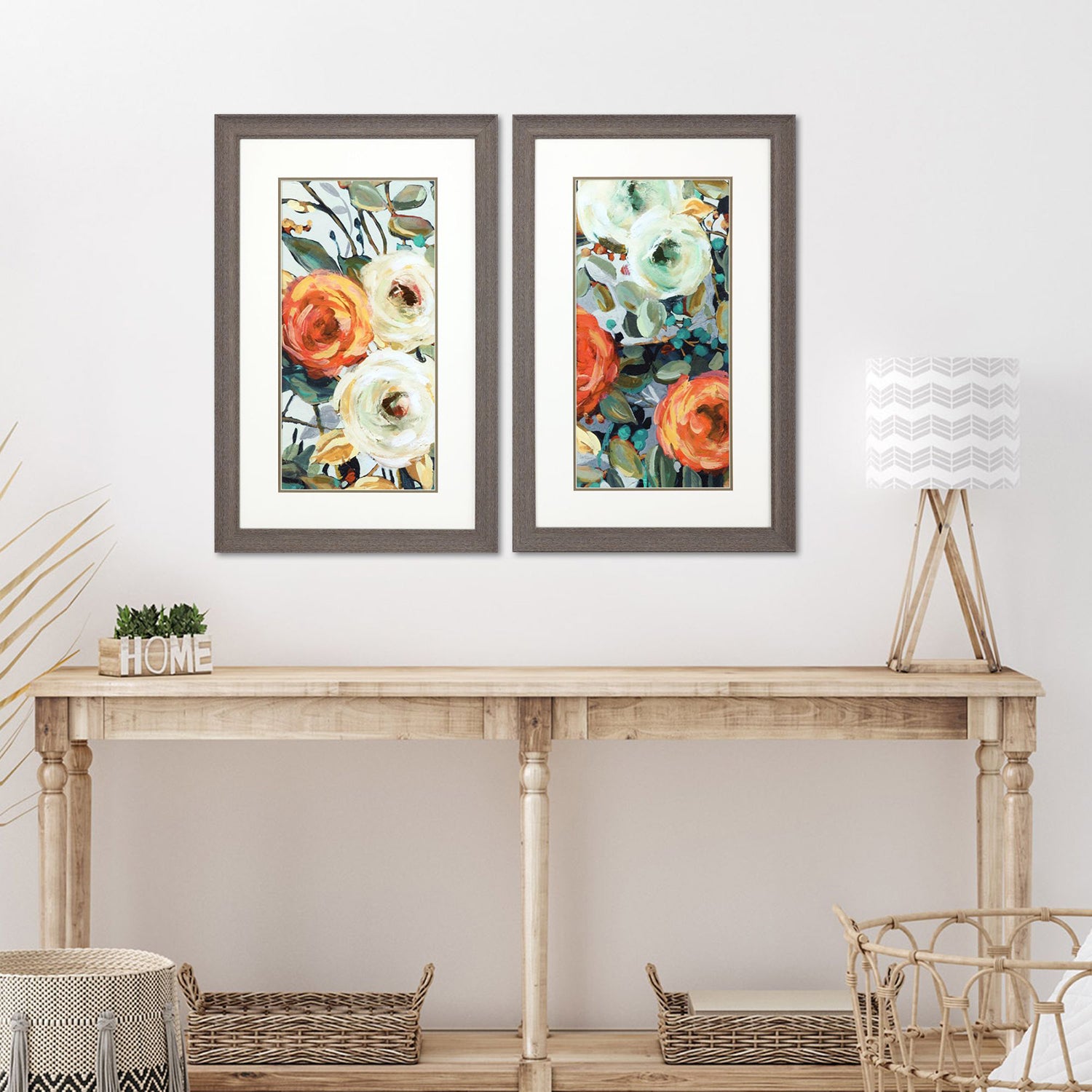 Robinson Floral Warmth Framed Art Set of 2