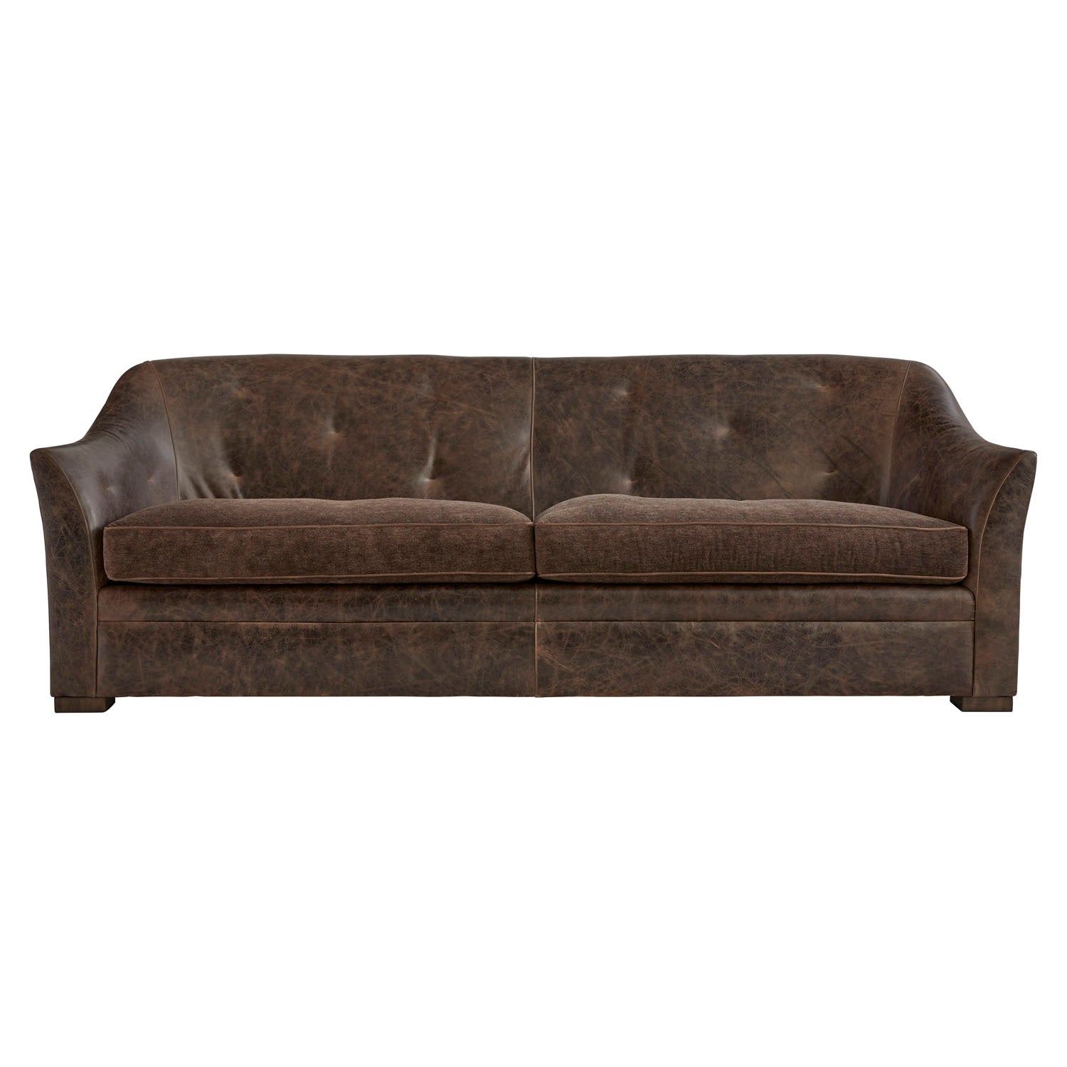 Bernhardt Living Brixton Leather Sofa