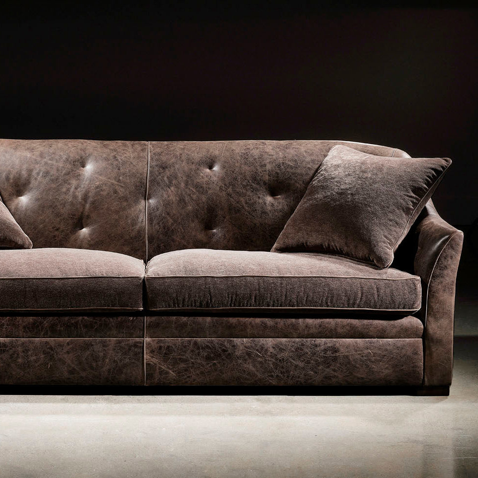 Bernhardt Living Brixton Leather Sofa