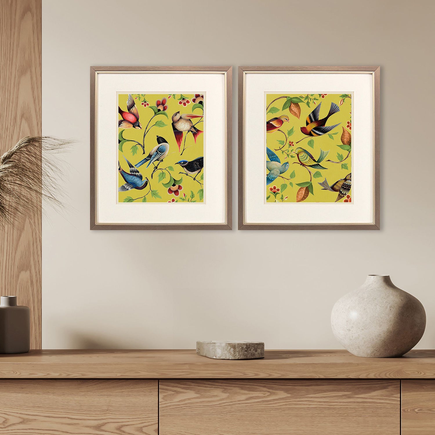 Medley Friends Meeting Framed Artwork Set of 2
