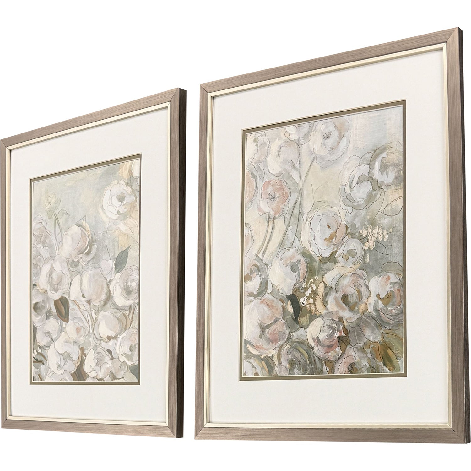 Robinson Climbing Roses Framed Artwork Set of 2