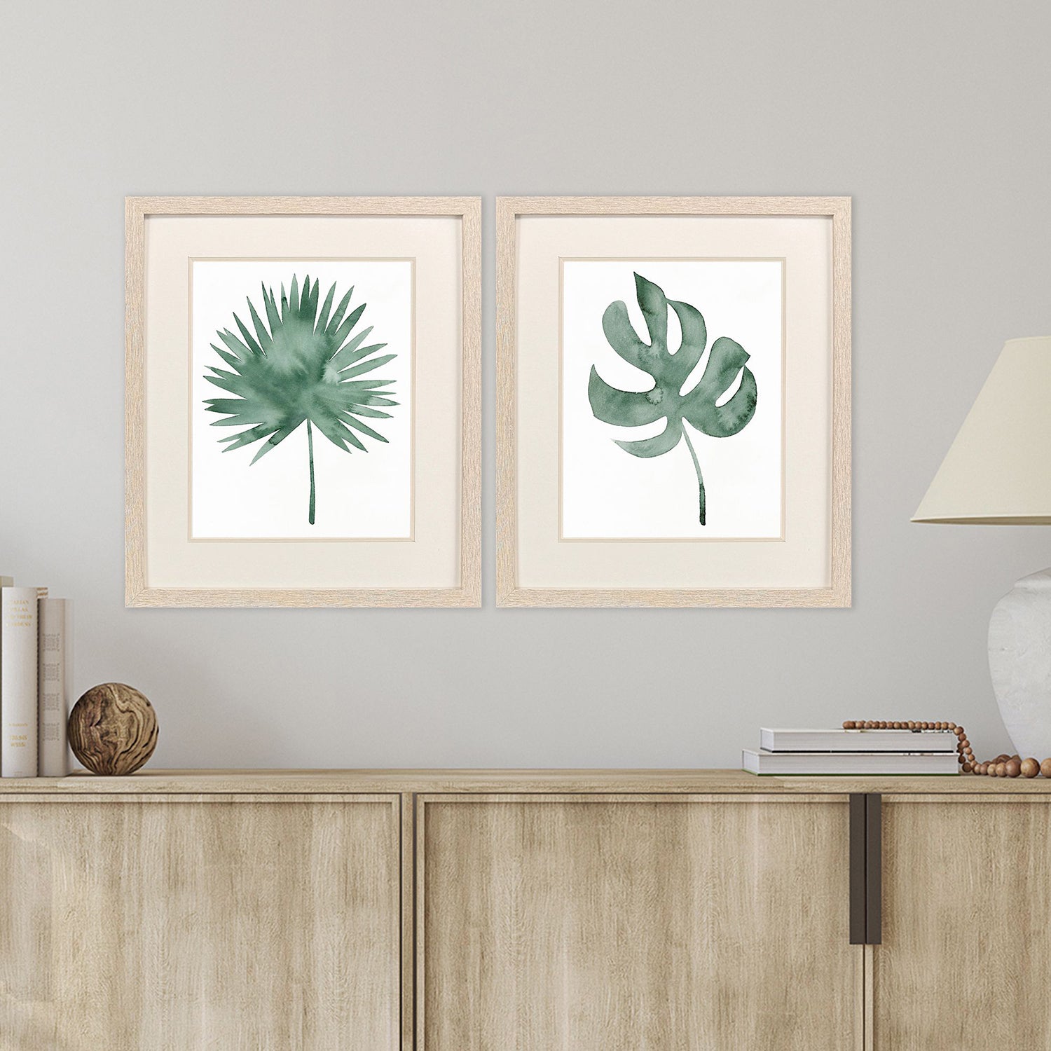 Popp Plant Press Framed Artwork Set of 2
