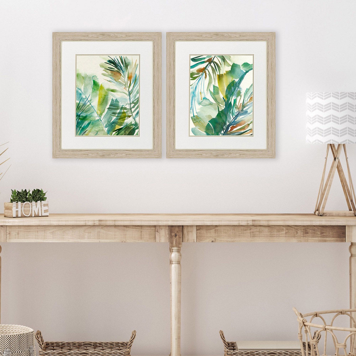 Barnes Paradise Memory Framed Artwork Set of 2