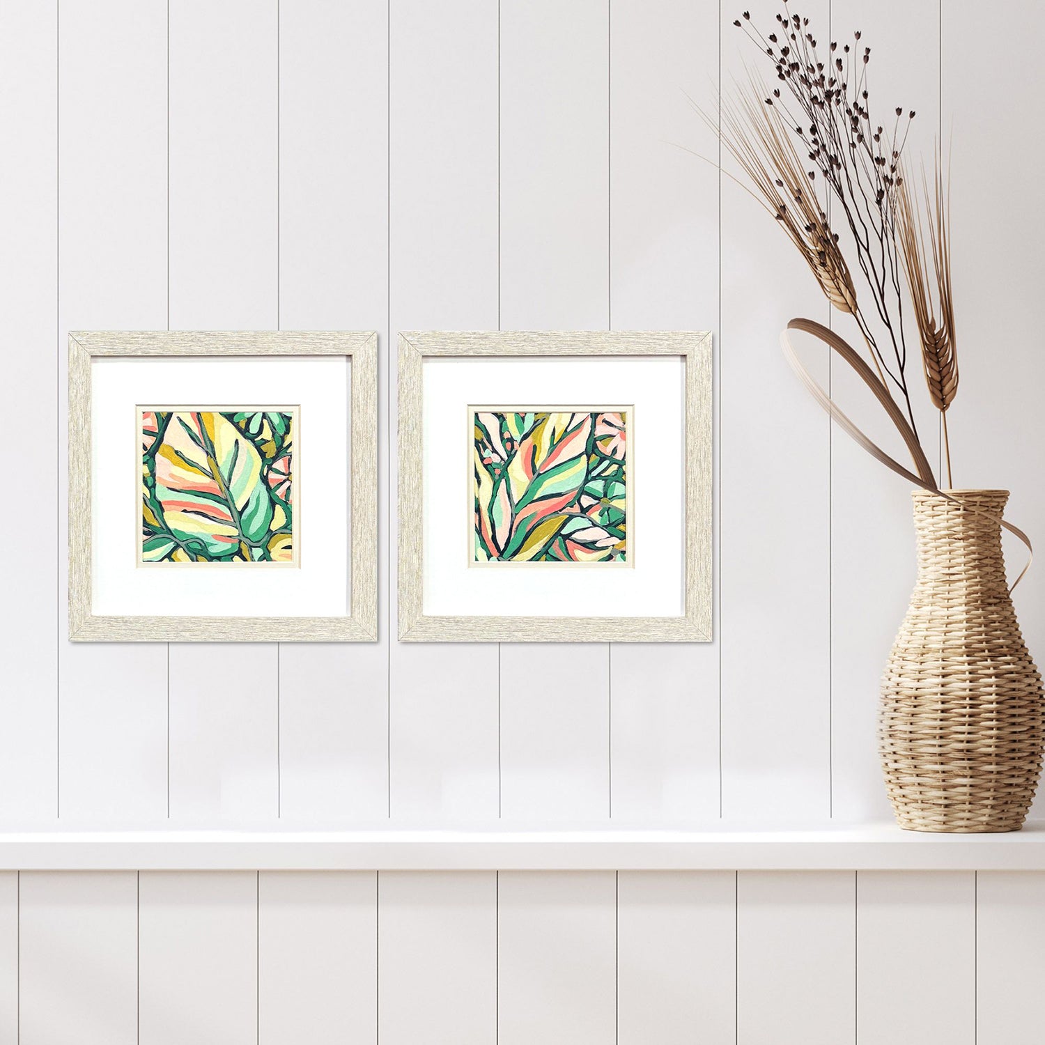 Vess Candy Tropicals II Framed Artwork Set of 2