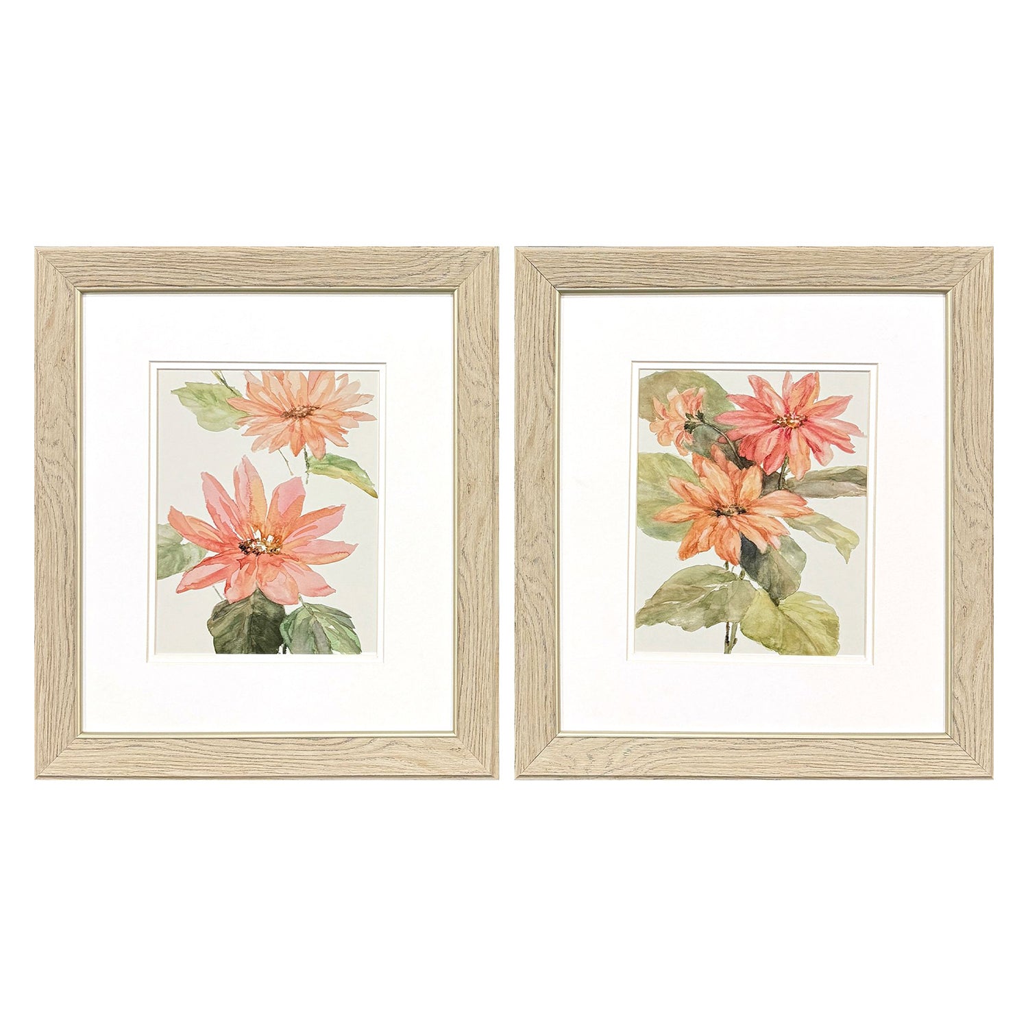 Loreth Just Peachy Framed Artwork Set of 2