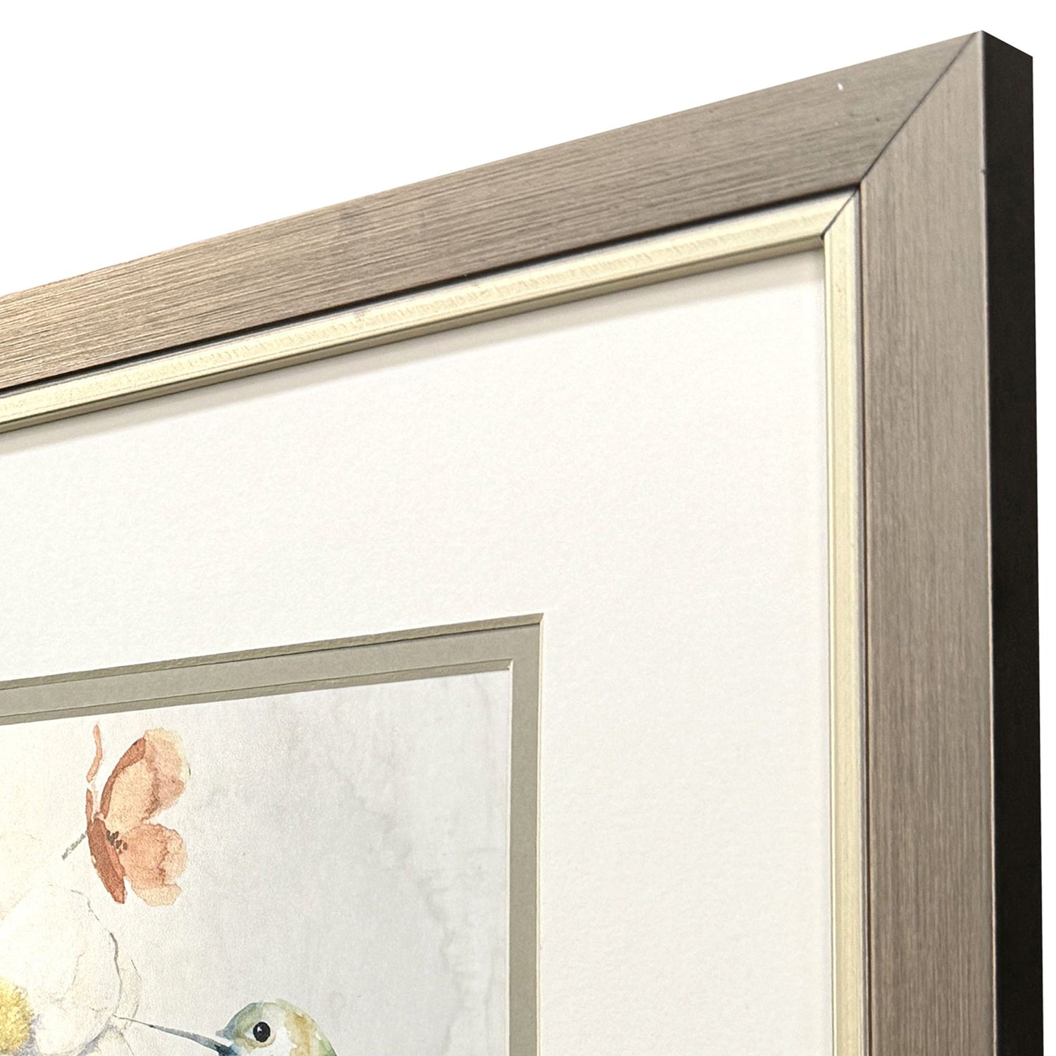 Robinson Floral Hummingbird Framed Artwork Set of 2