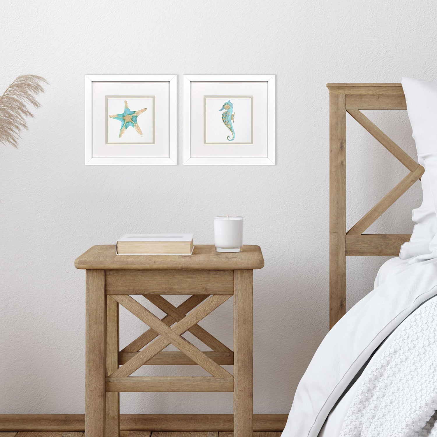 Metz Sea Creatures I Framed Artwork Set of 2