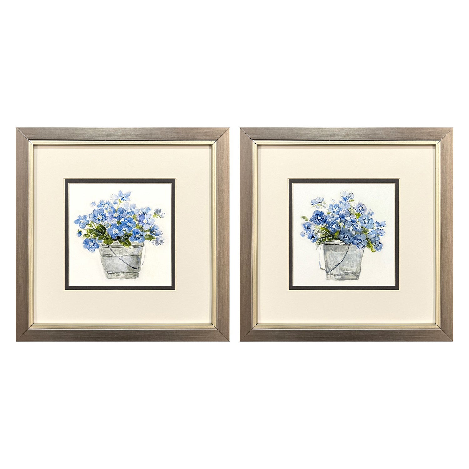 Swatland Bluebells Framed Artwork Set of 2