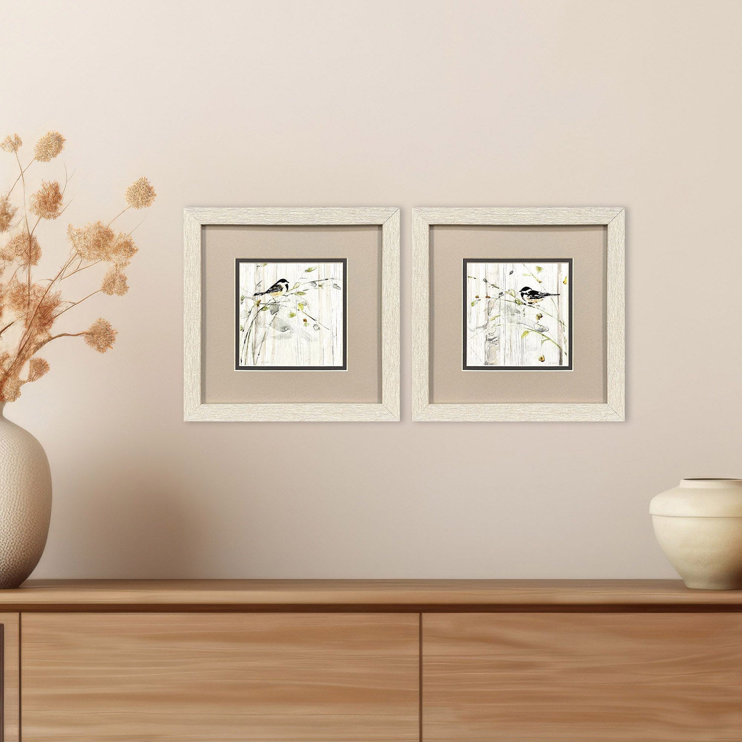 Swatland Heavenly Spring Framed Artwork Set of 2