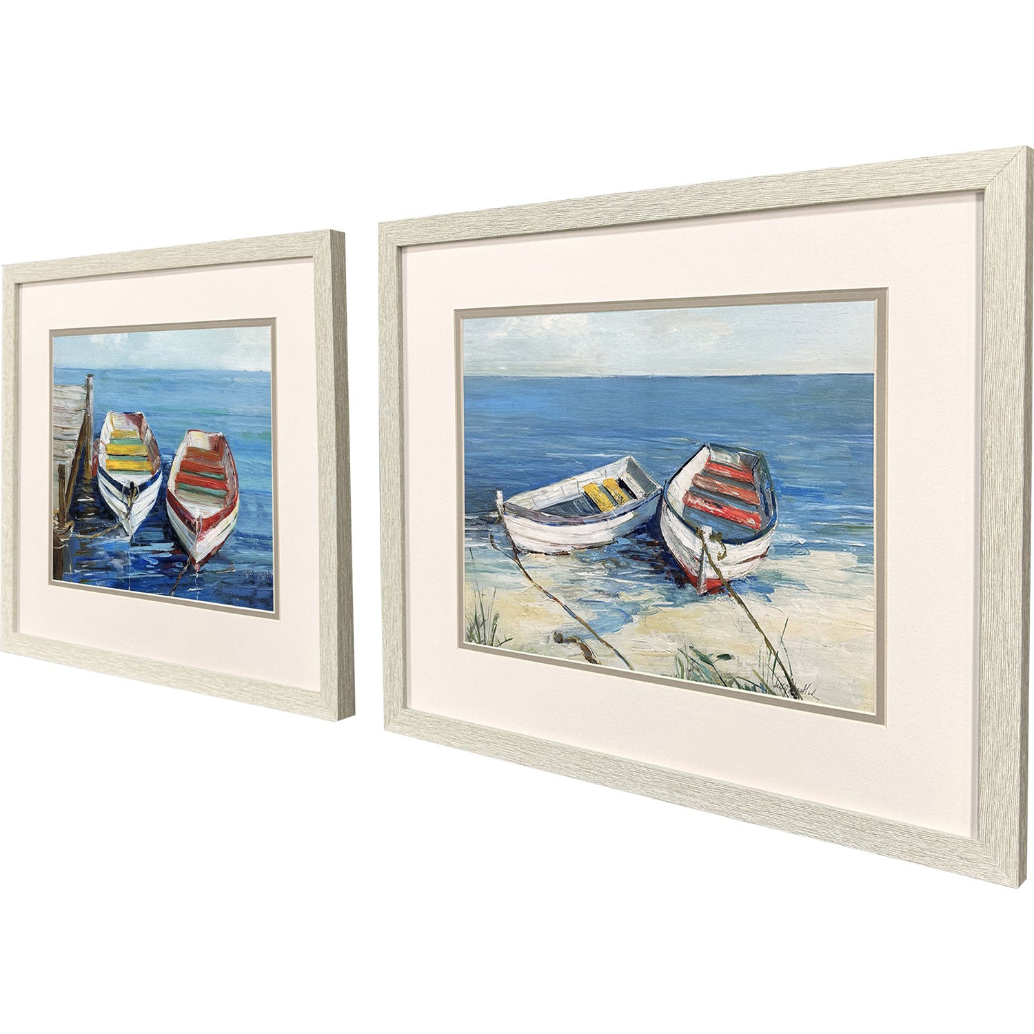 Swatland Day of Fishing Framed Artwork Set of 2