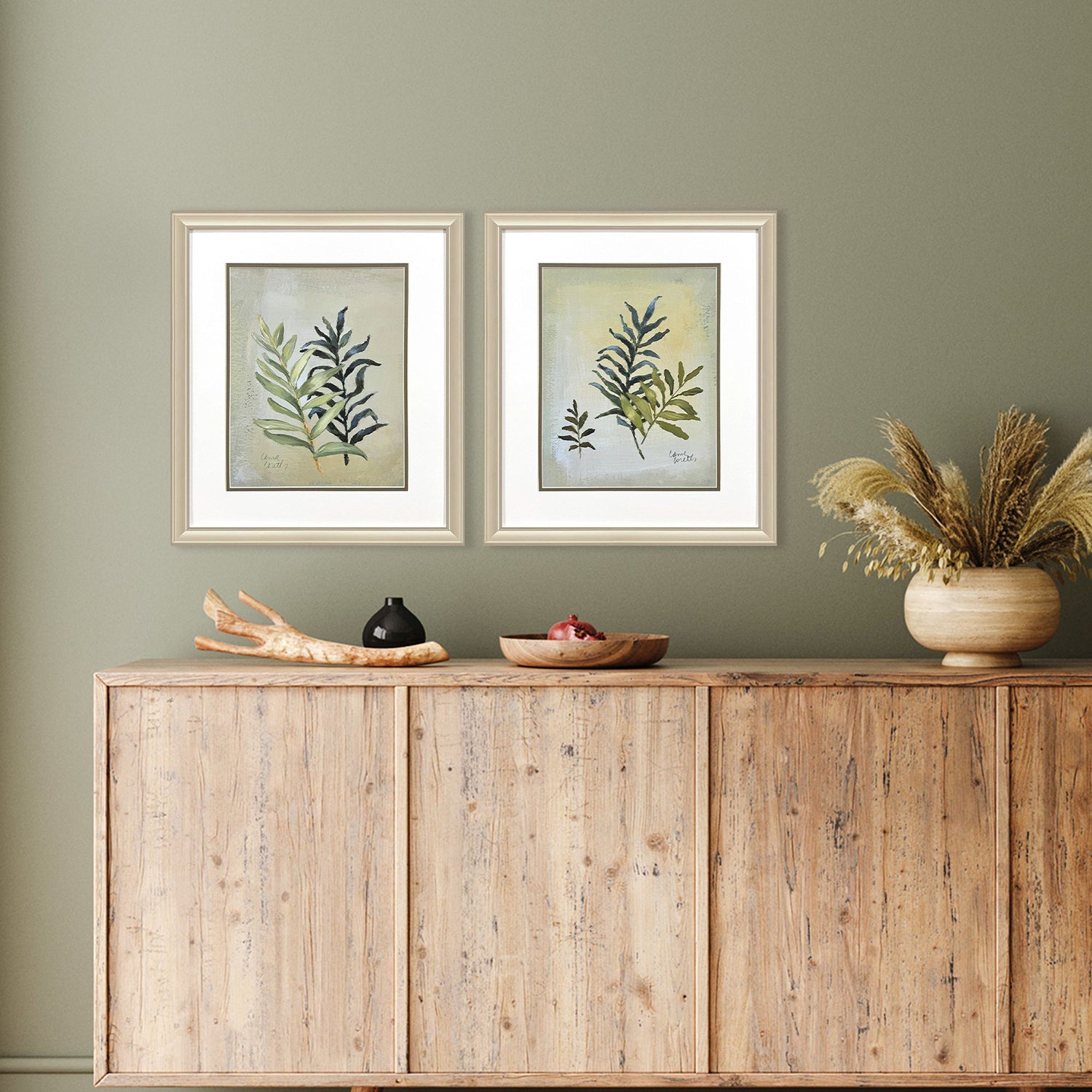 Loreth Ferns Aglow Framed Artwork Set of 2