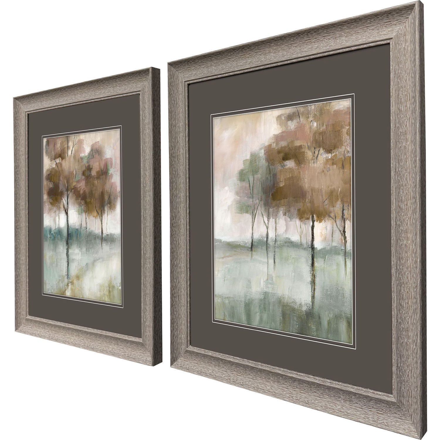 Nan Autumn in the Park Framed Artwork Set of 2
