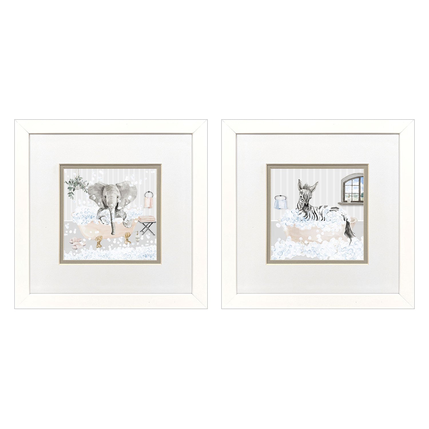 Jordan Glassco-Smith Splish Splash Framed Art Set of 2
