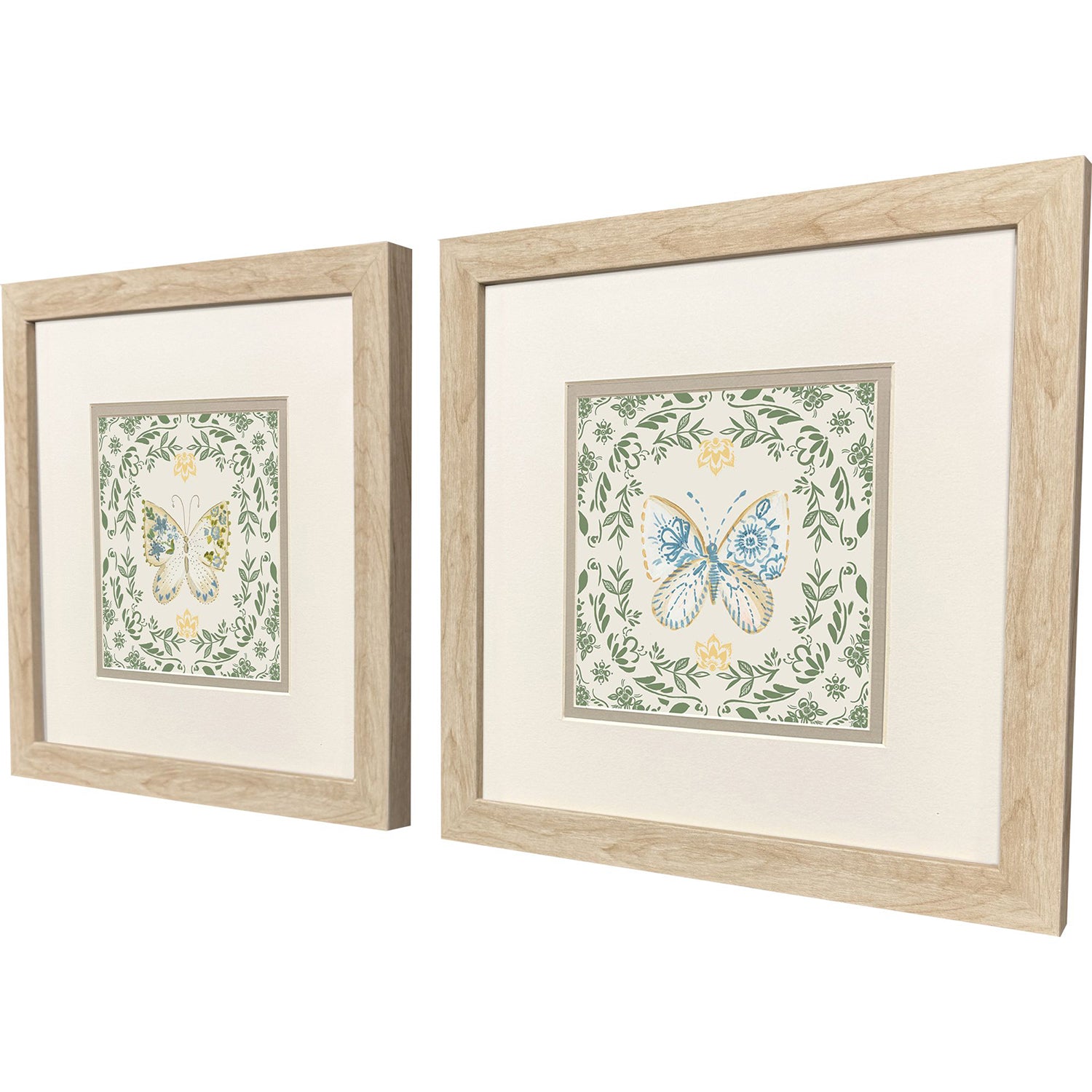 Leeanne Vaughn Ornate Butterfly I Framed Art Set of 2