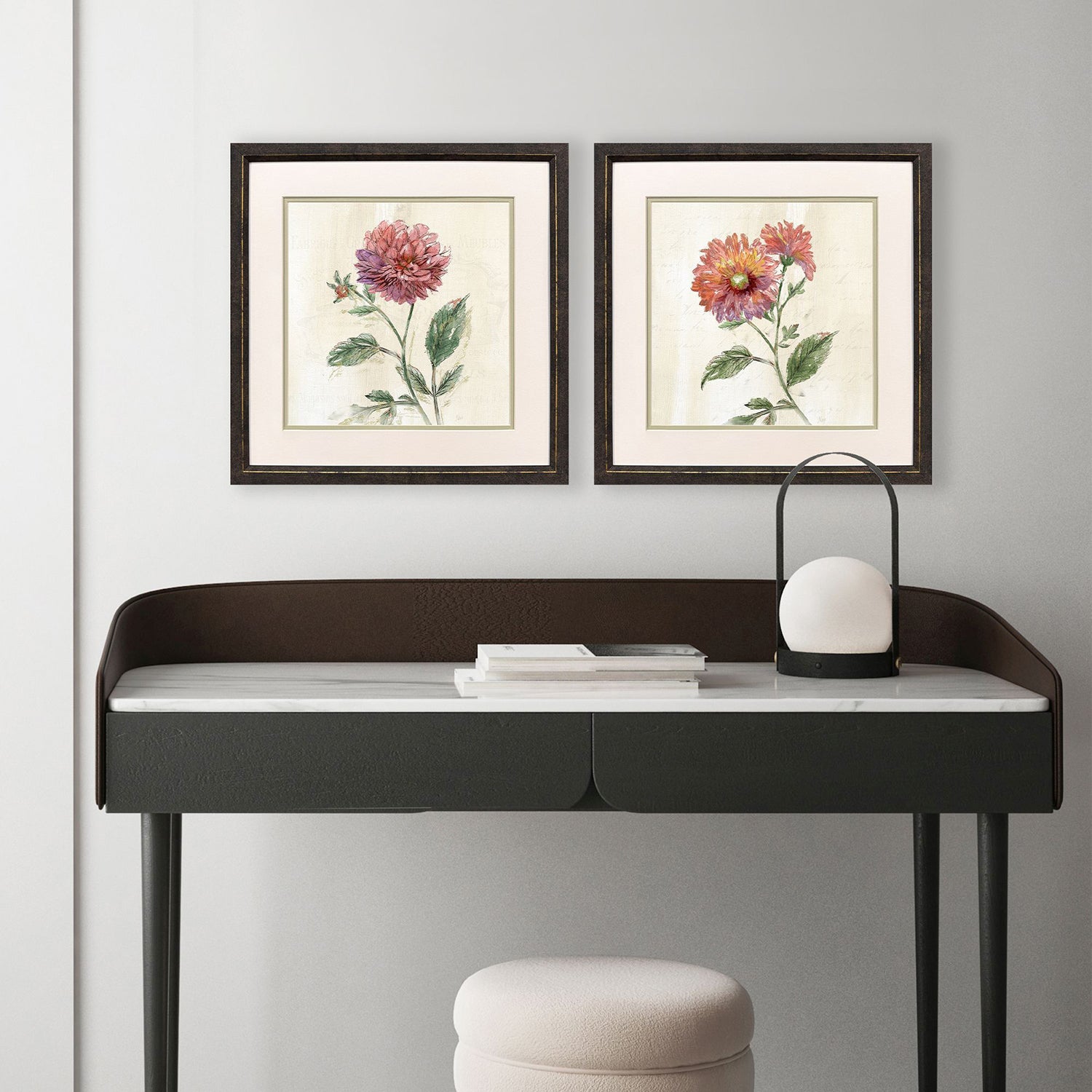 Malanta Knowles Meubles Flower Framed Art Set of 2