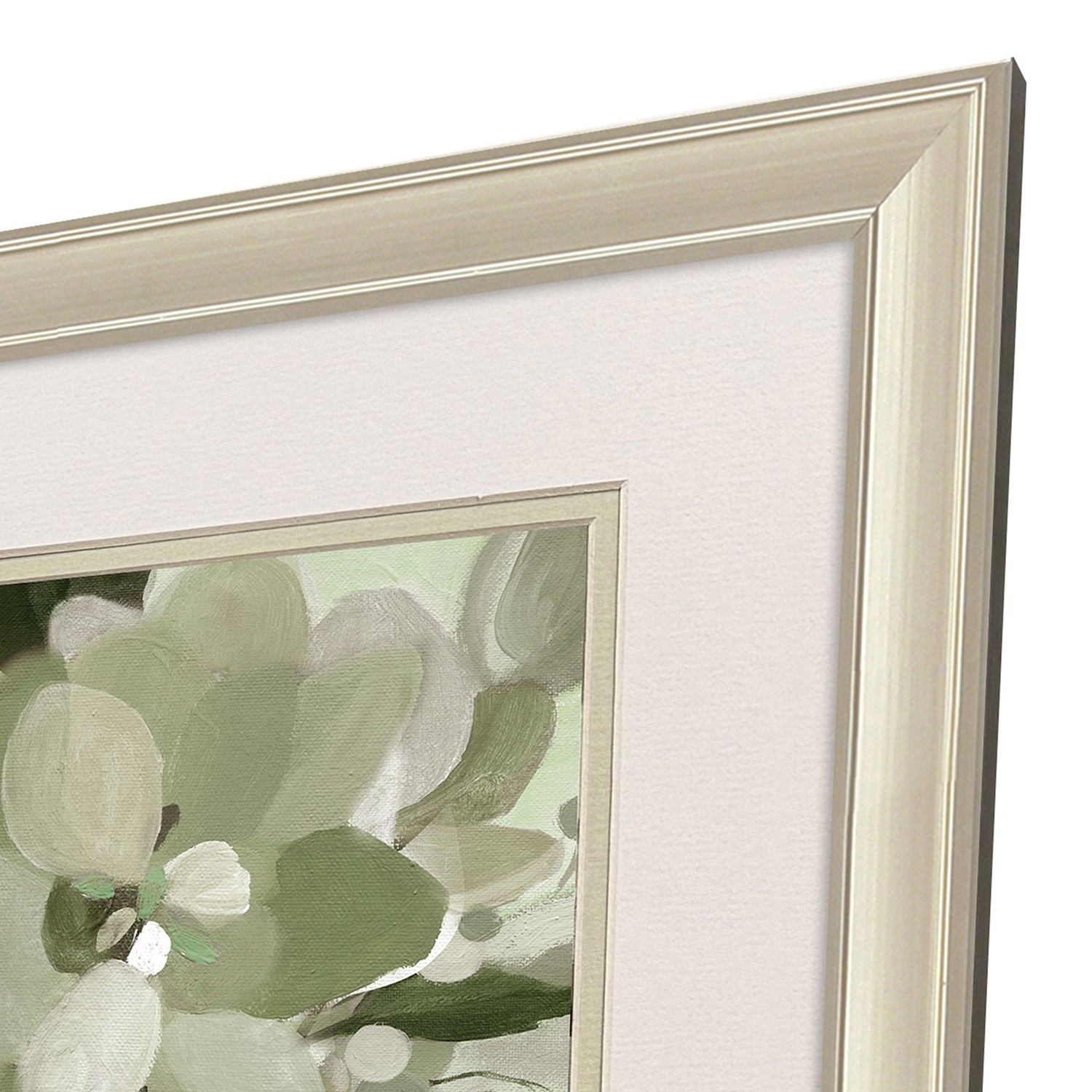 Sarah Lang Green Blossom in Vase Framed Art Set of 2