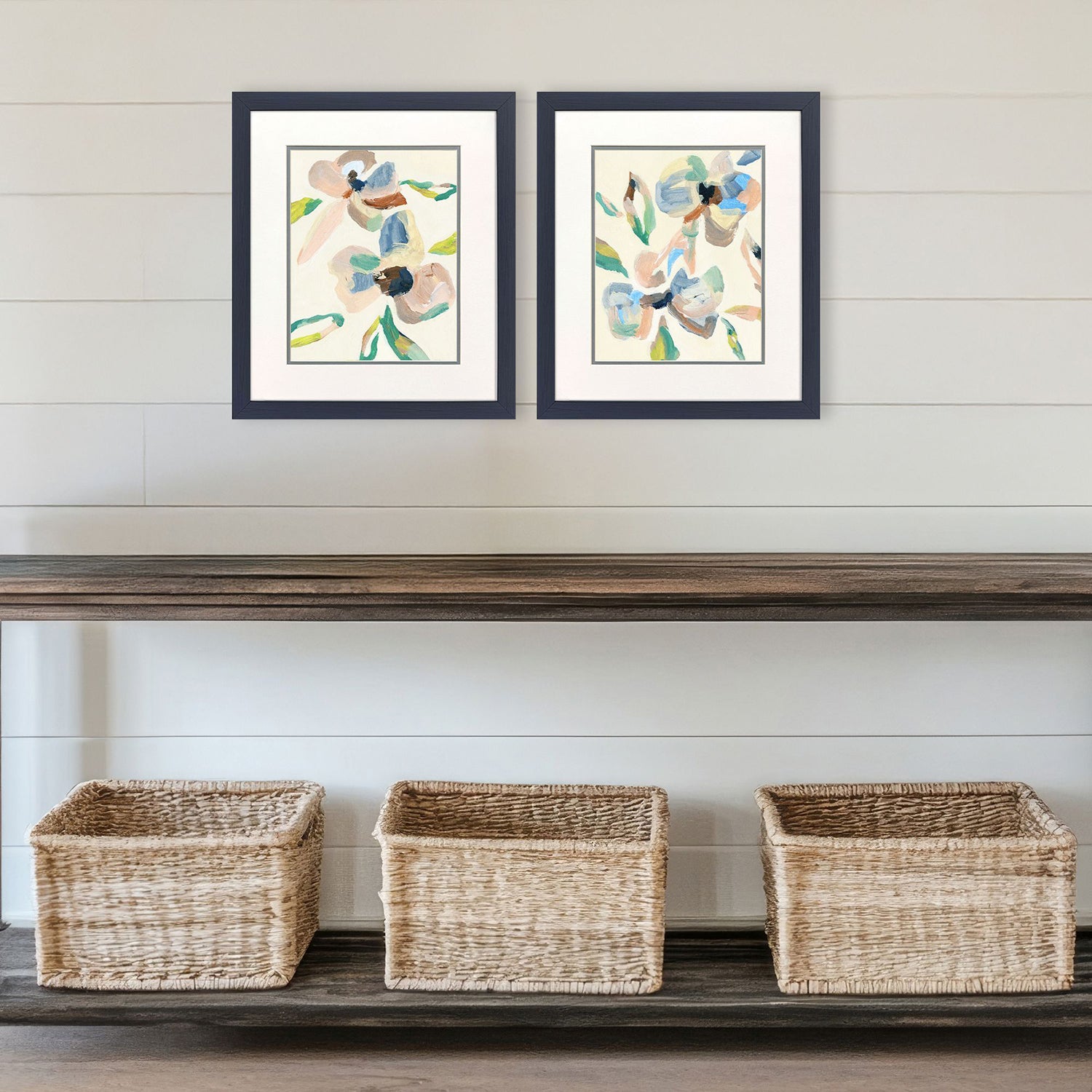 Jordan Glassco-Smith Childhood Petals Framed Art Set of 2
