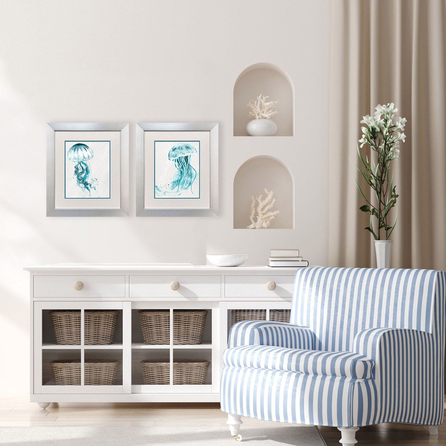 Leeanne Vaughn Jellys Framed Art Set of 2