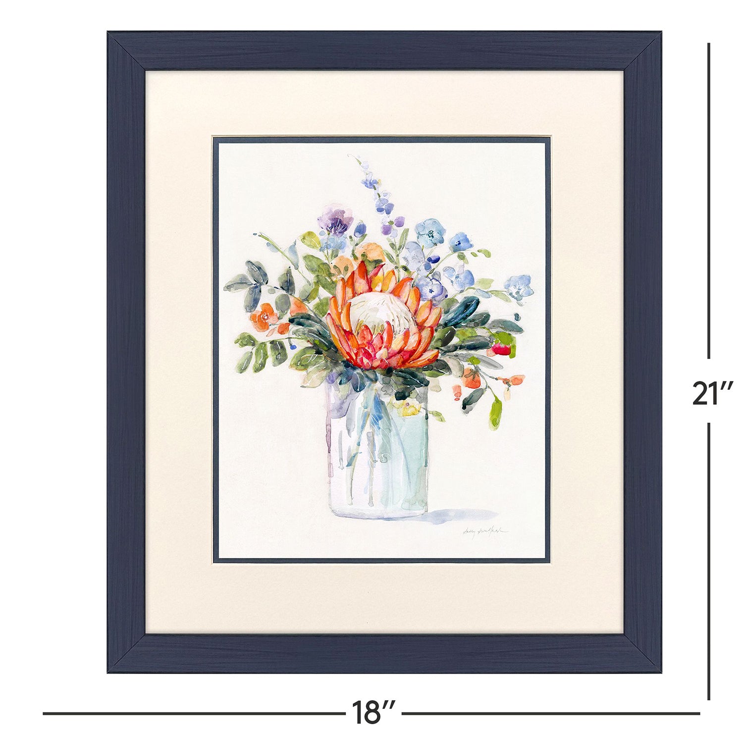Malanta Knowles Pretty Protea Framed Art Set of 2