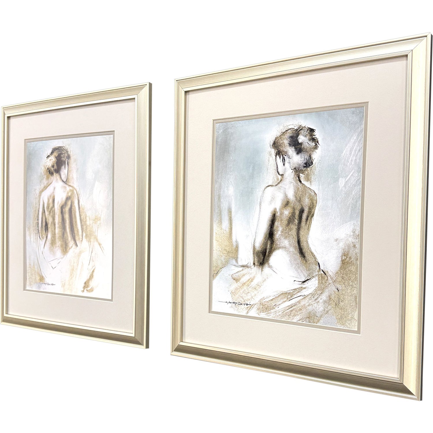 Malanta Knowles Golden Figures Framed Art Set of 2