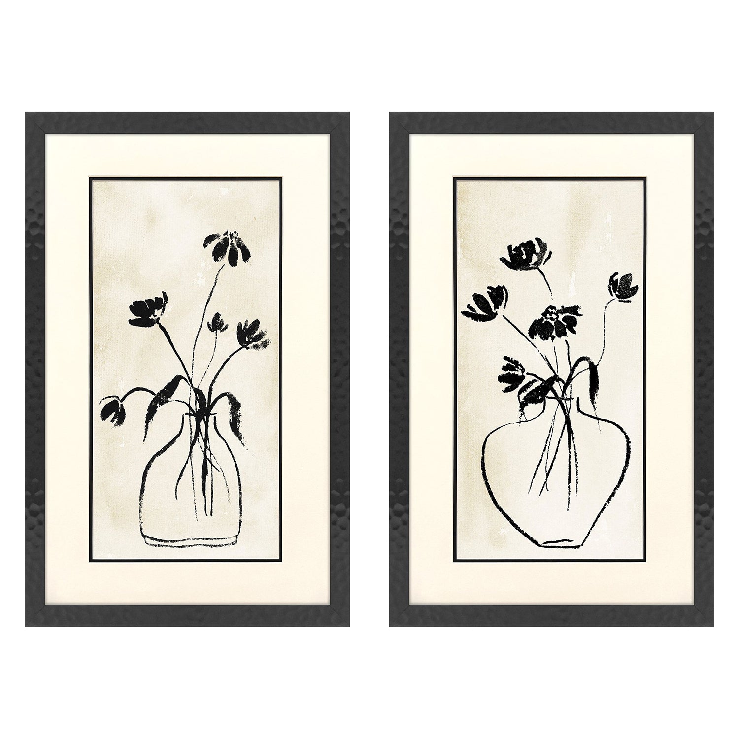 Leeanne Vaughn Coneflower Framed Art Set of 2