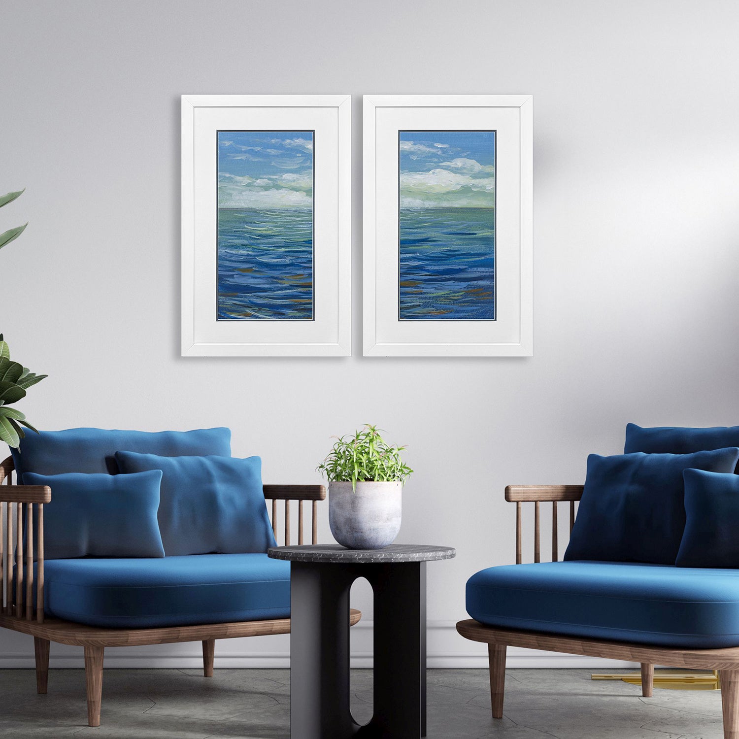 Malanta Knowles Waves of Wonder Framed Art Set of 2