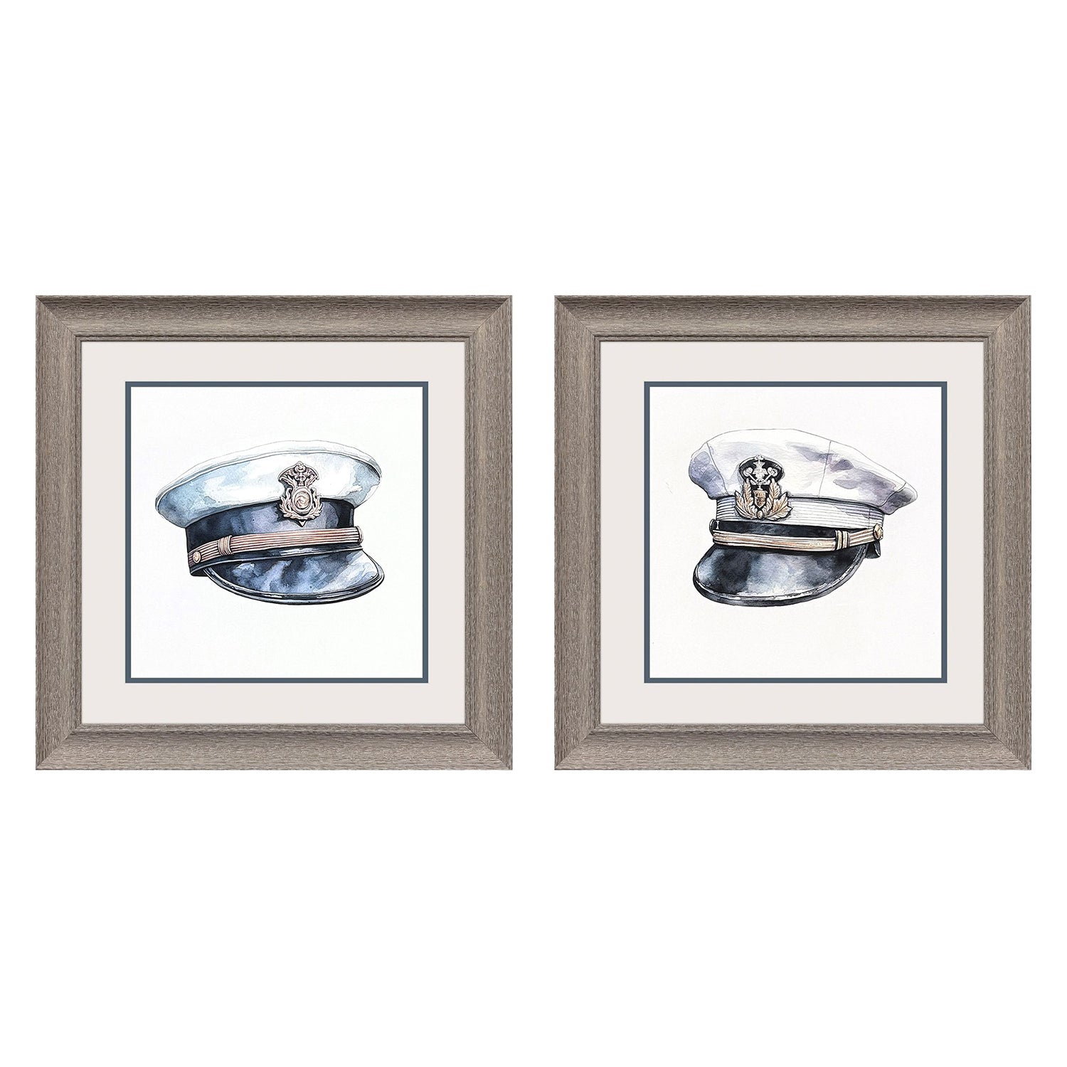 Leeanne Vaughn Nautica Framed Art Set of 2