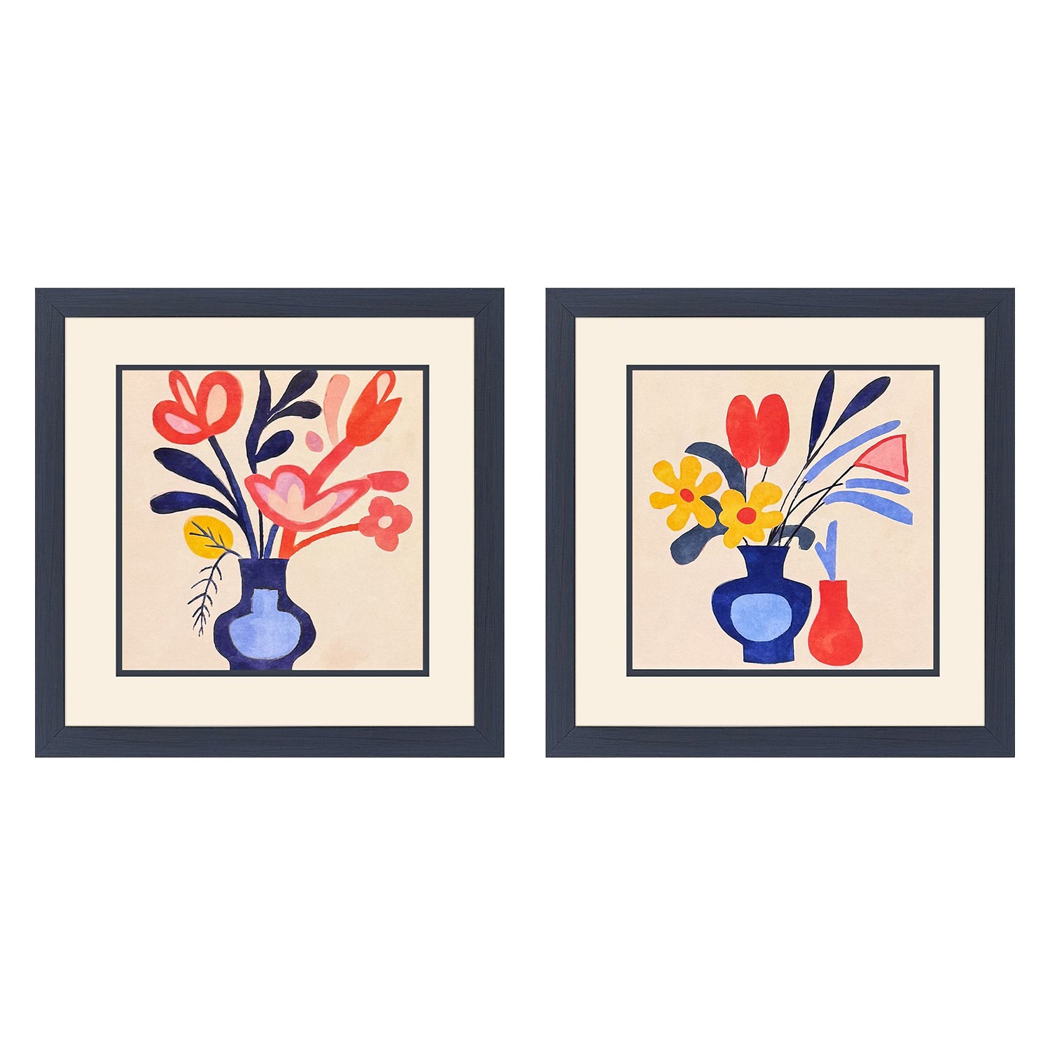 Malanta Knowles Matisse Bouquet II Framed Art Set of 2